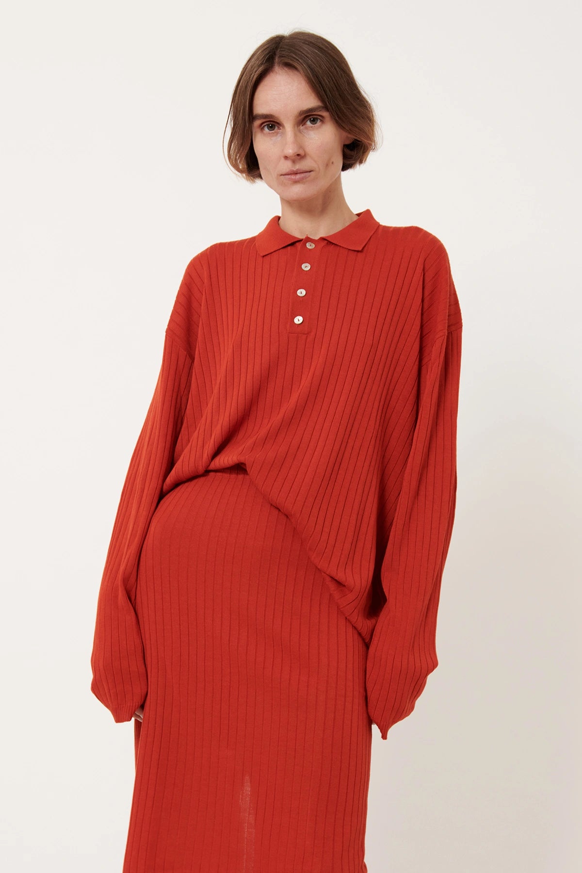 Berto Knitted Top Paprika