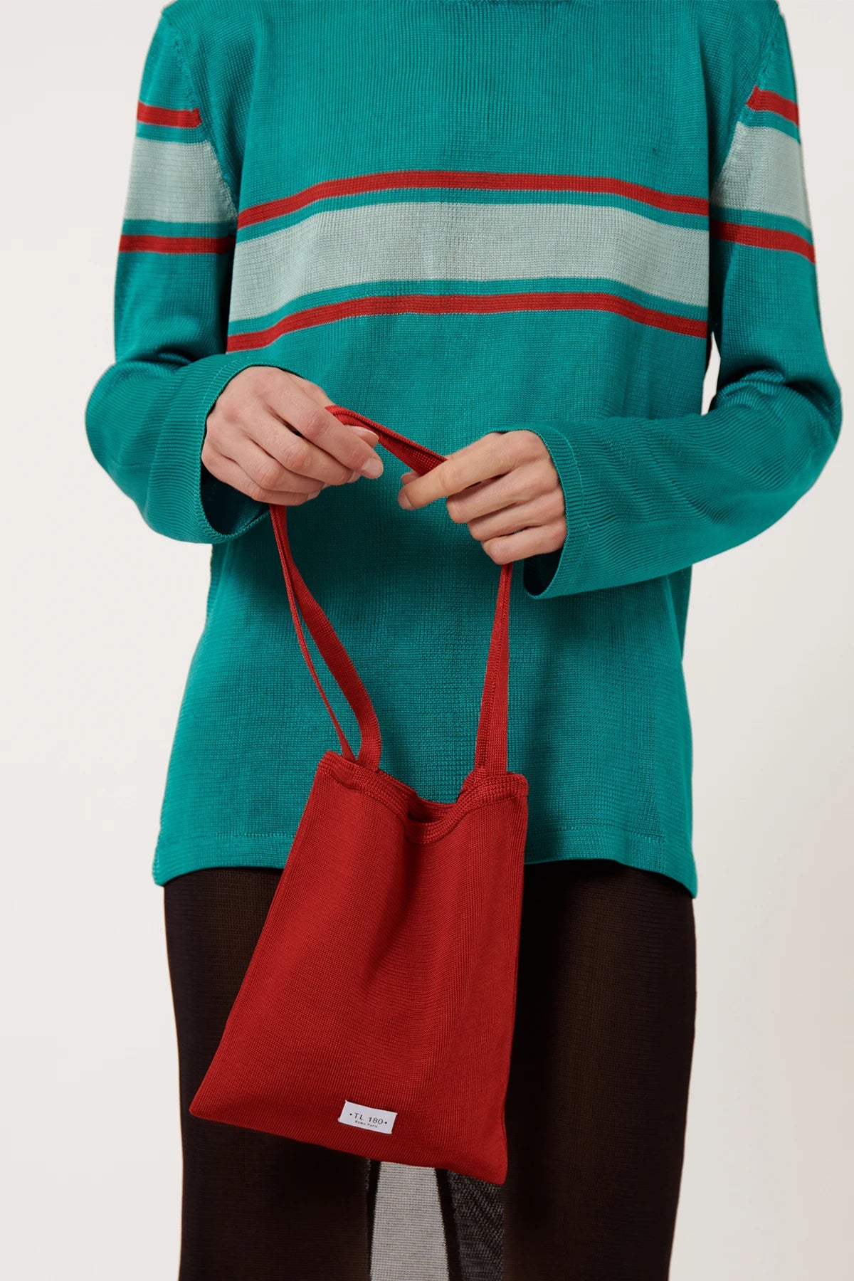 Lola Knitted Bag Rosso