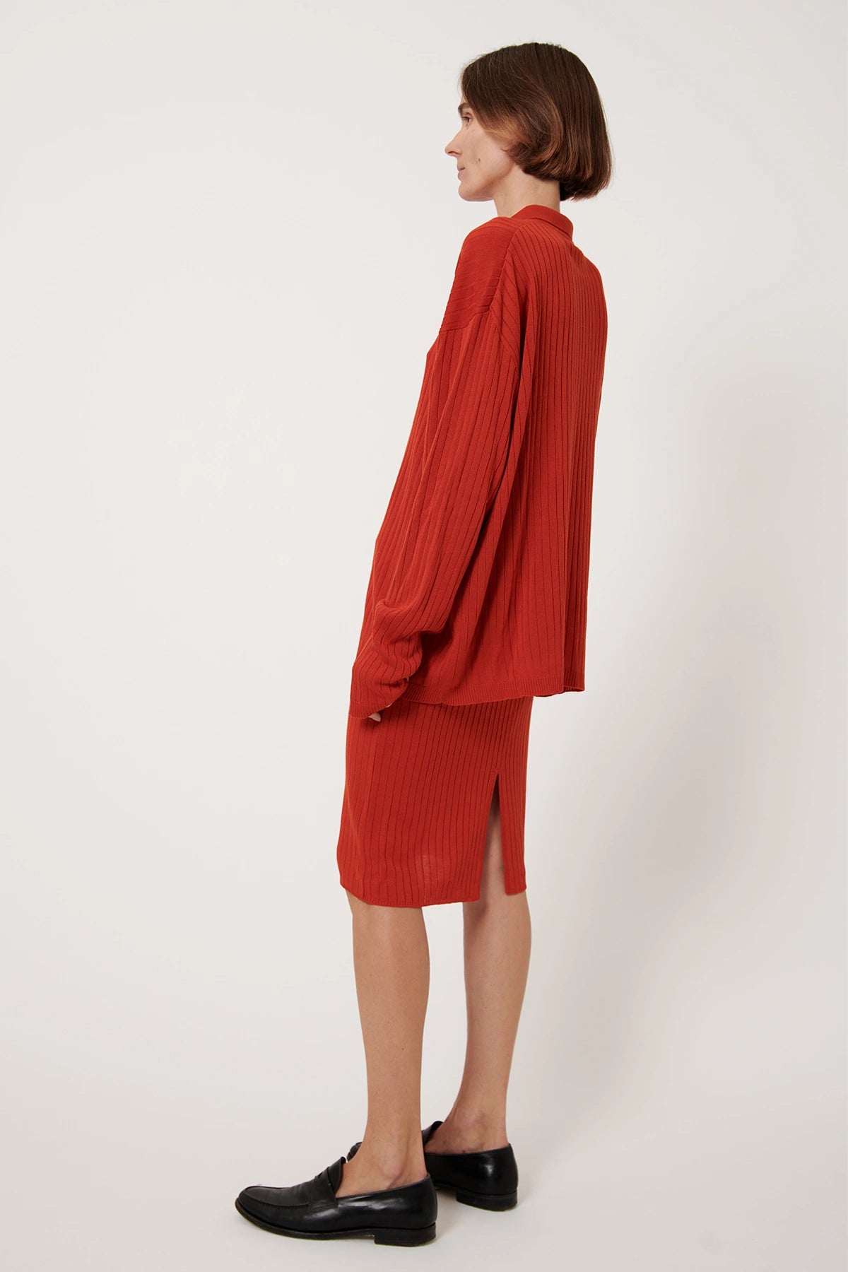 Pilar Knitted Skirt Paprika