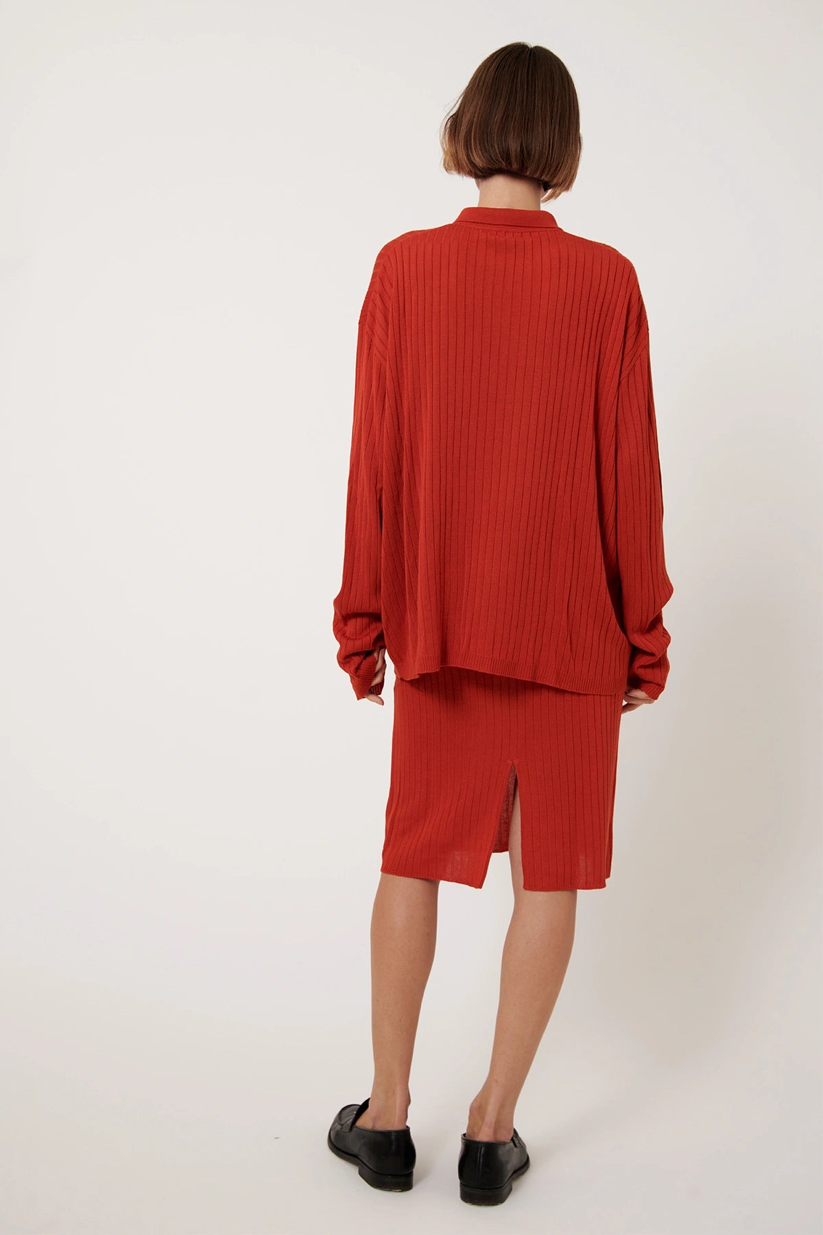 Pilar Knitted Skirt Paprika