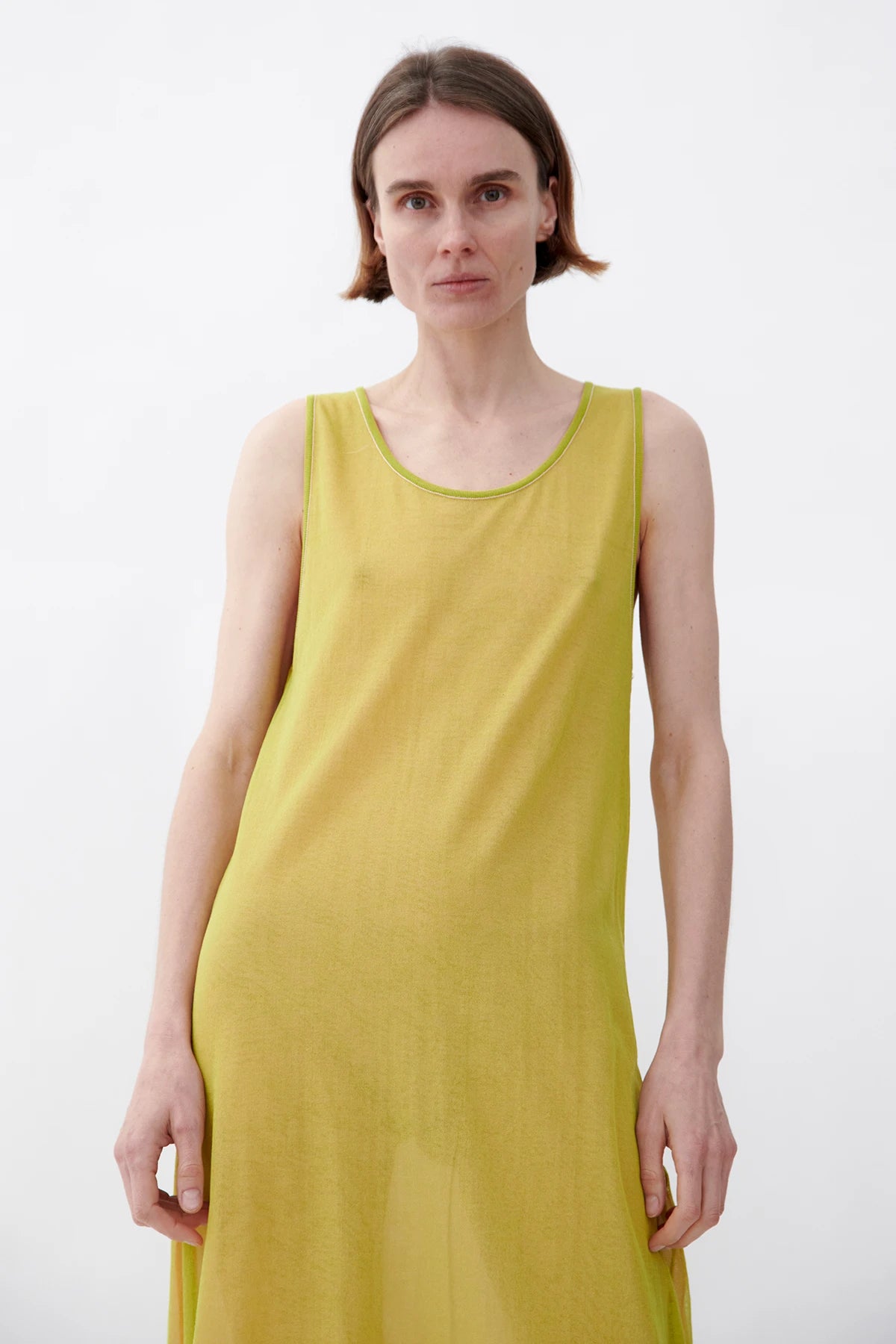 Paco Reversible Knitted Dress Rosa and Lime