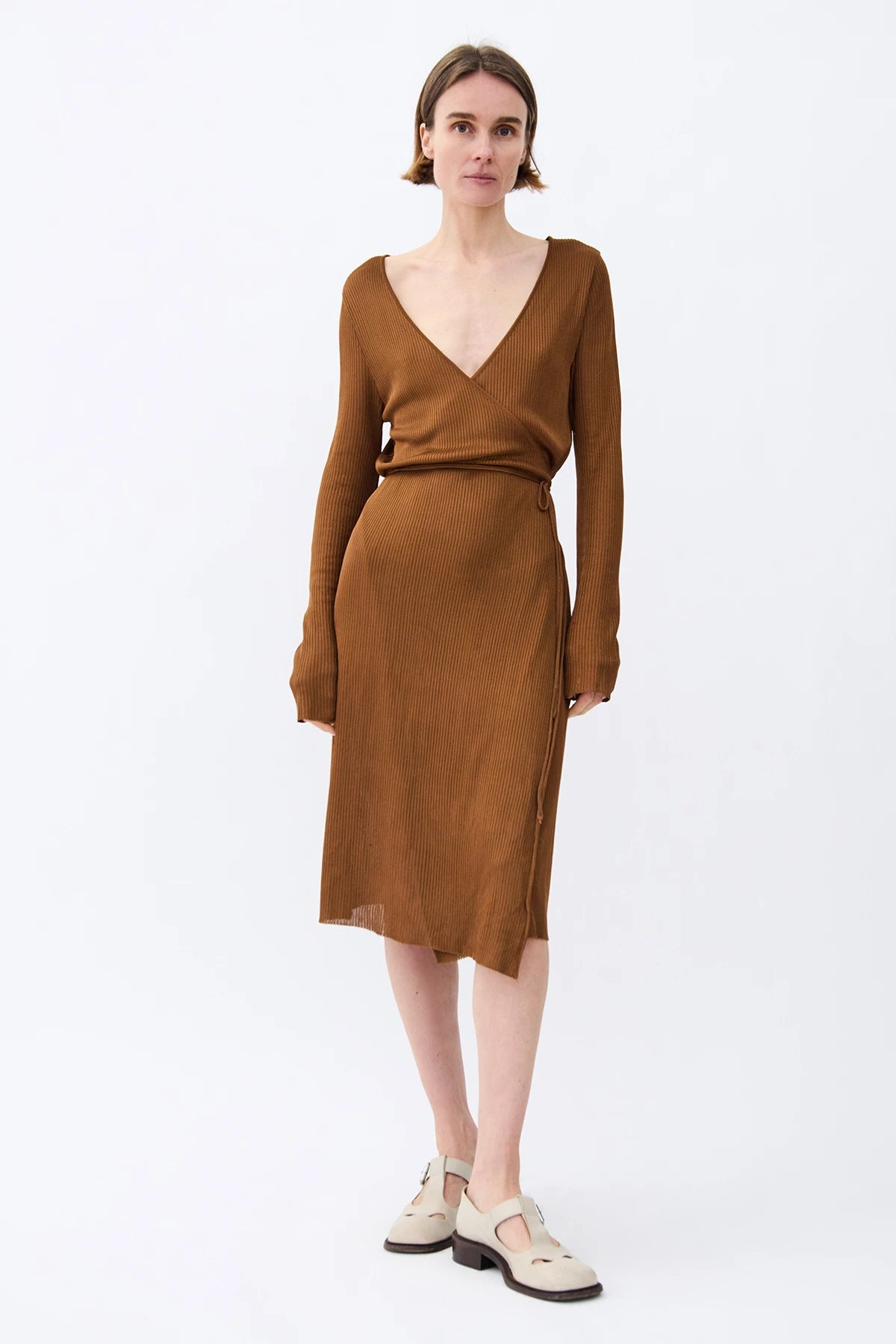Cora Knitted Dress Caramello