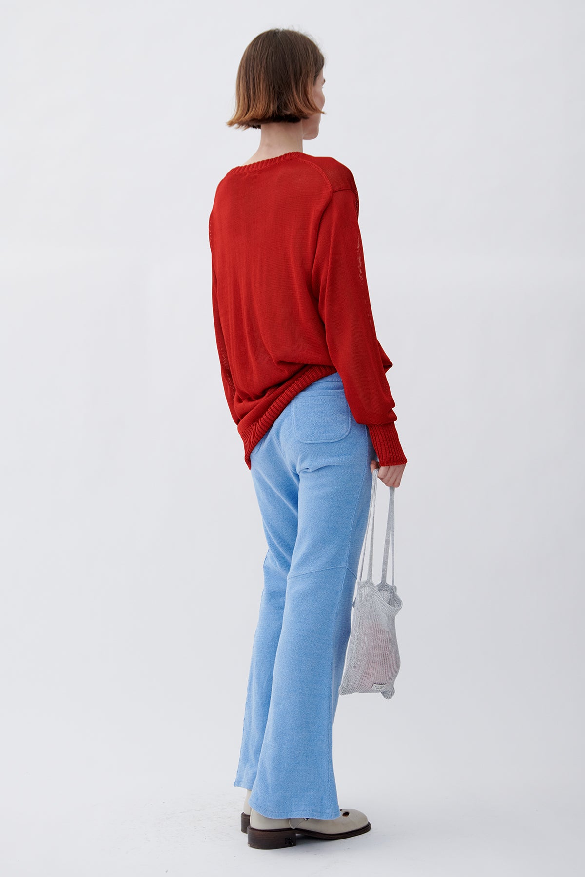 Jimmy Knitted Pants Azzurro