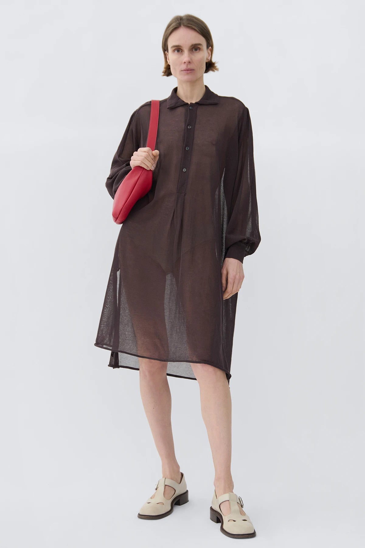 Leon Knitted Dress Cioccolato