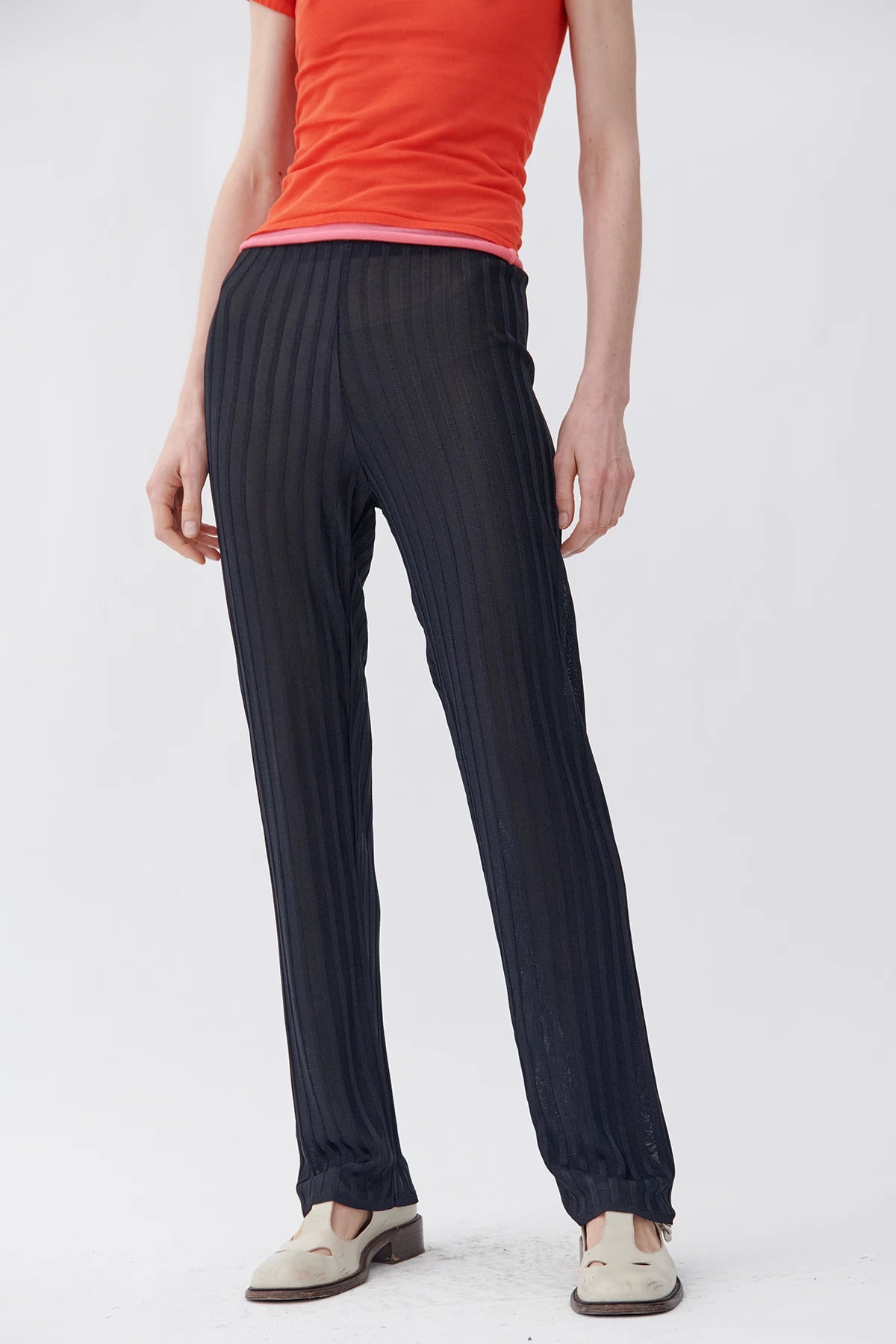 Nino Knitted Pants Nero