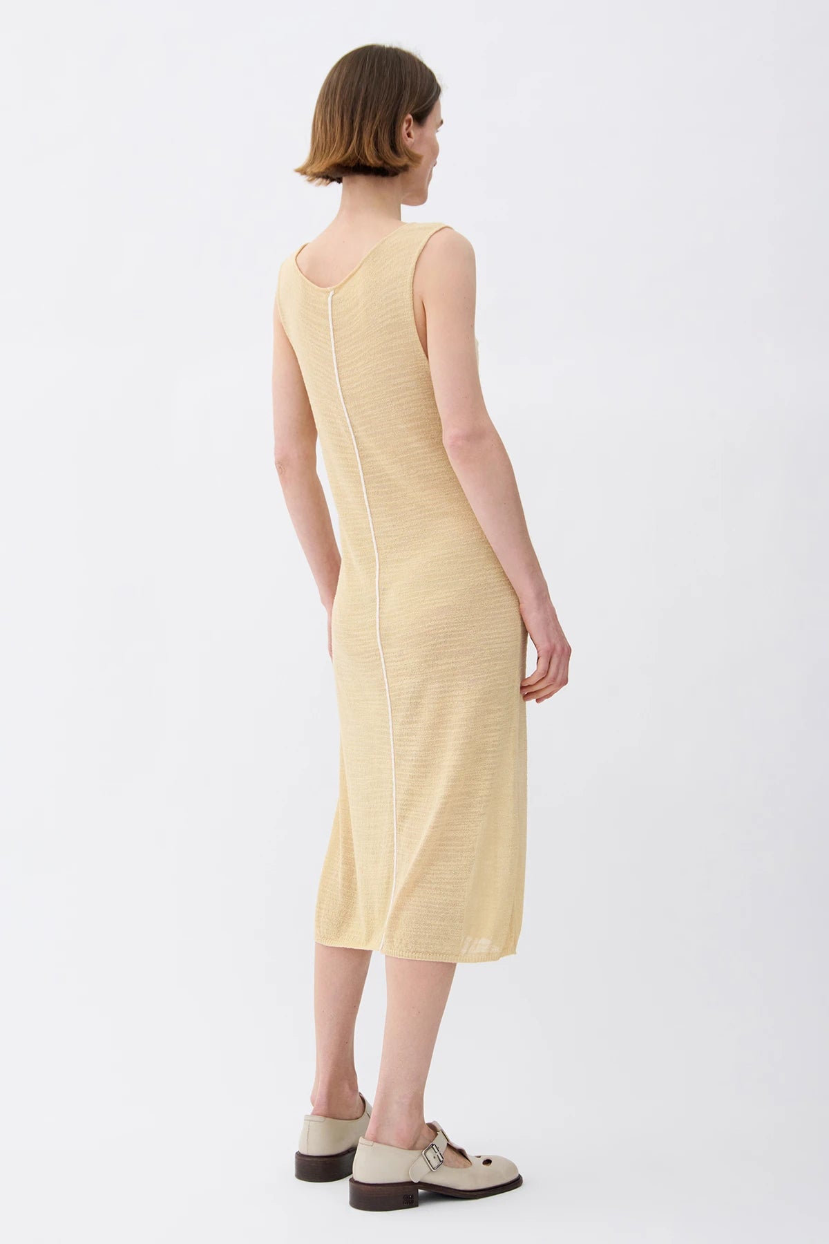 Olivia Knitted Dress Crema