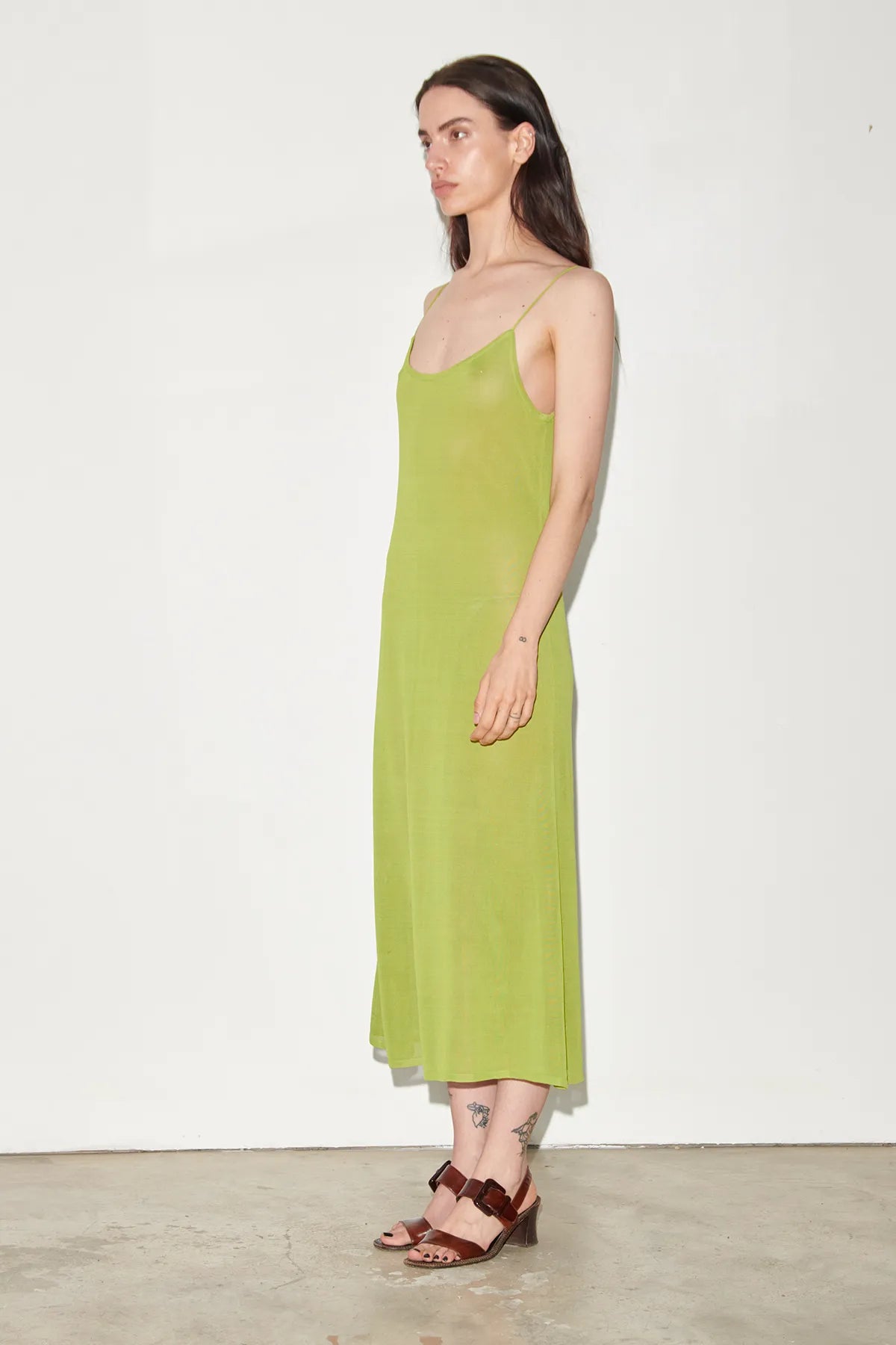 Bonnie Knitted Dress Lime