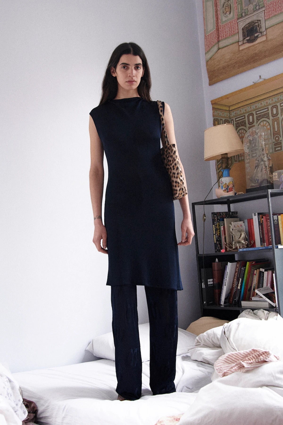 Eka Knitted Pants Navy