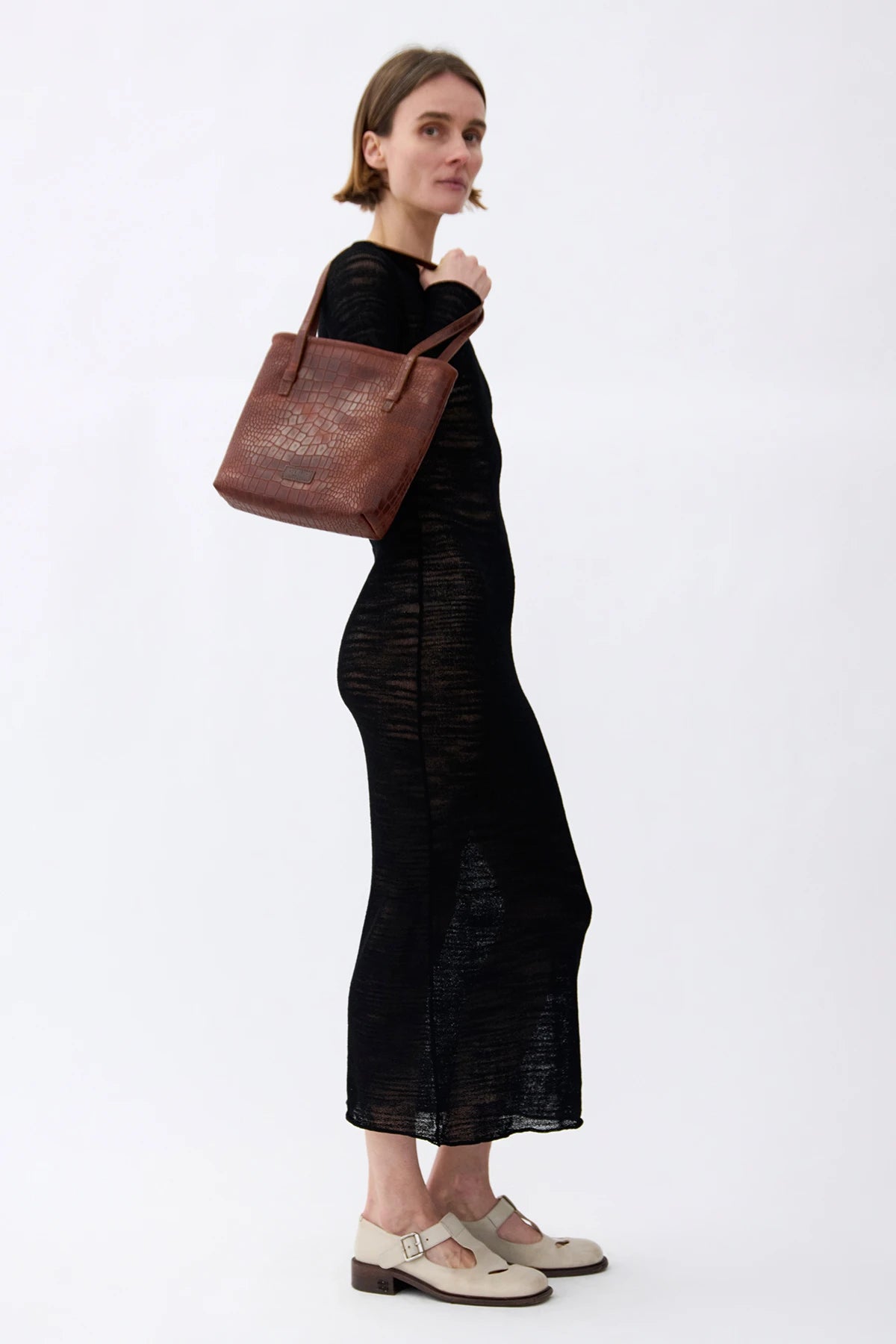 Le Sac Croco Cuoio