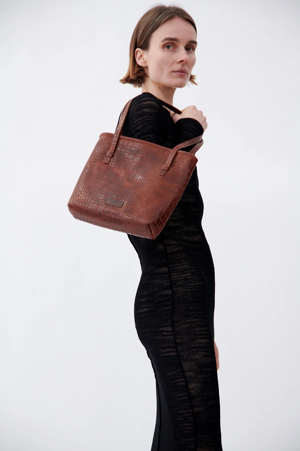Le Sac Croco Cuoio