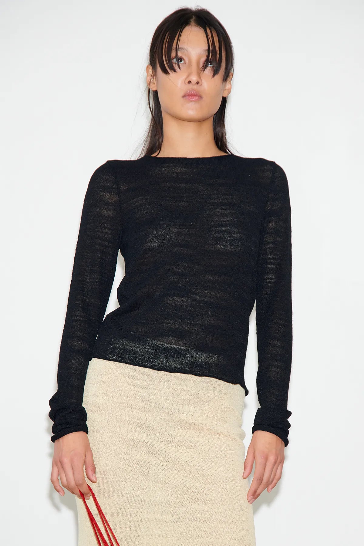 Milo Knitted Top Nero