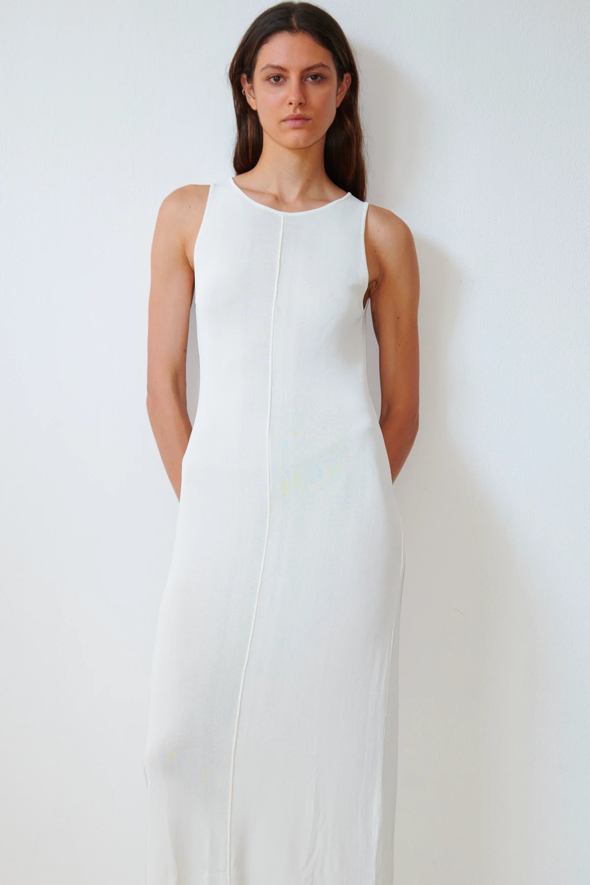Noa Knitted Dress Bianco