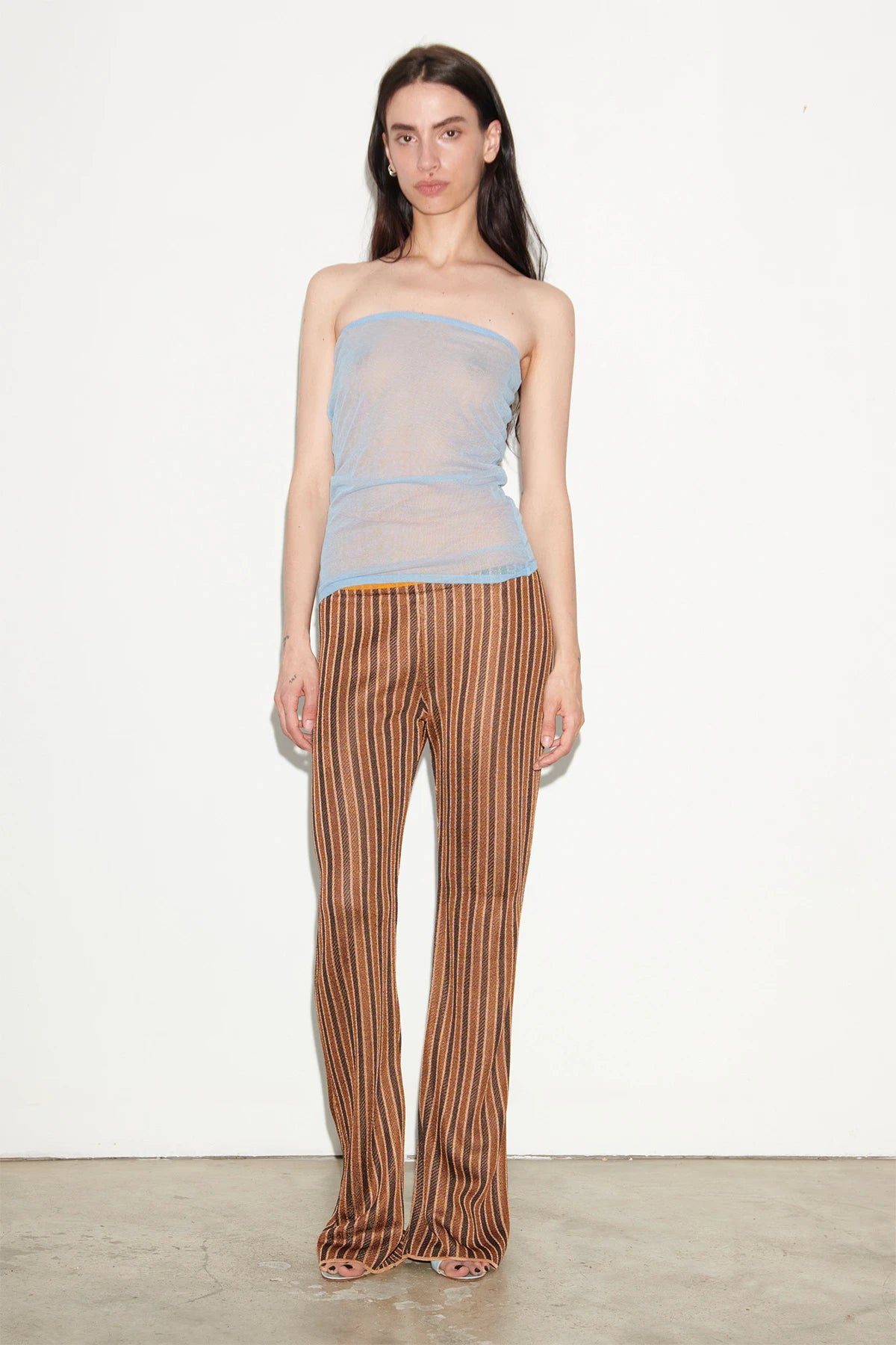 Pino Knitted Pants Caffè and Cappuccio