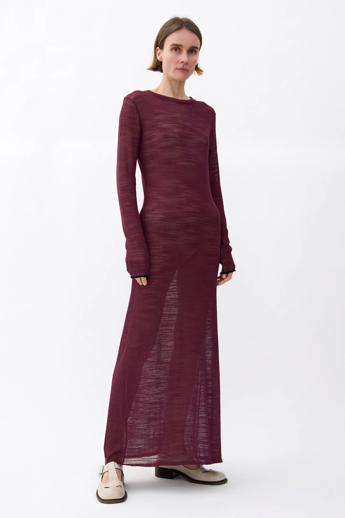 Penelope Knitted Dress Melanzana