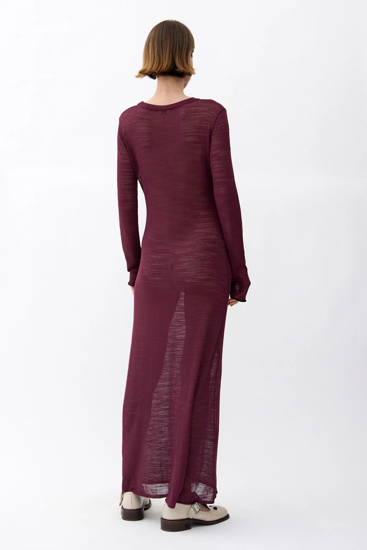 Penelope Knitted Dress Melanzana