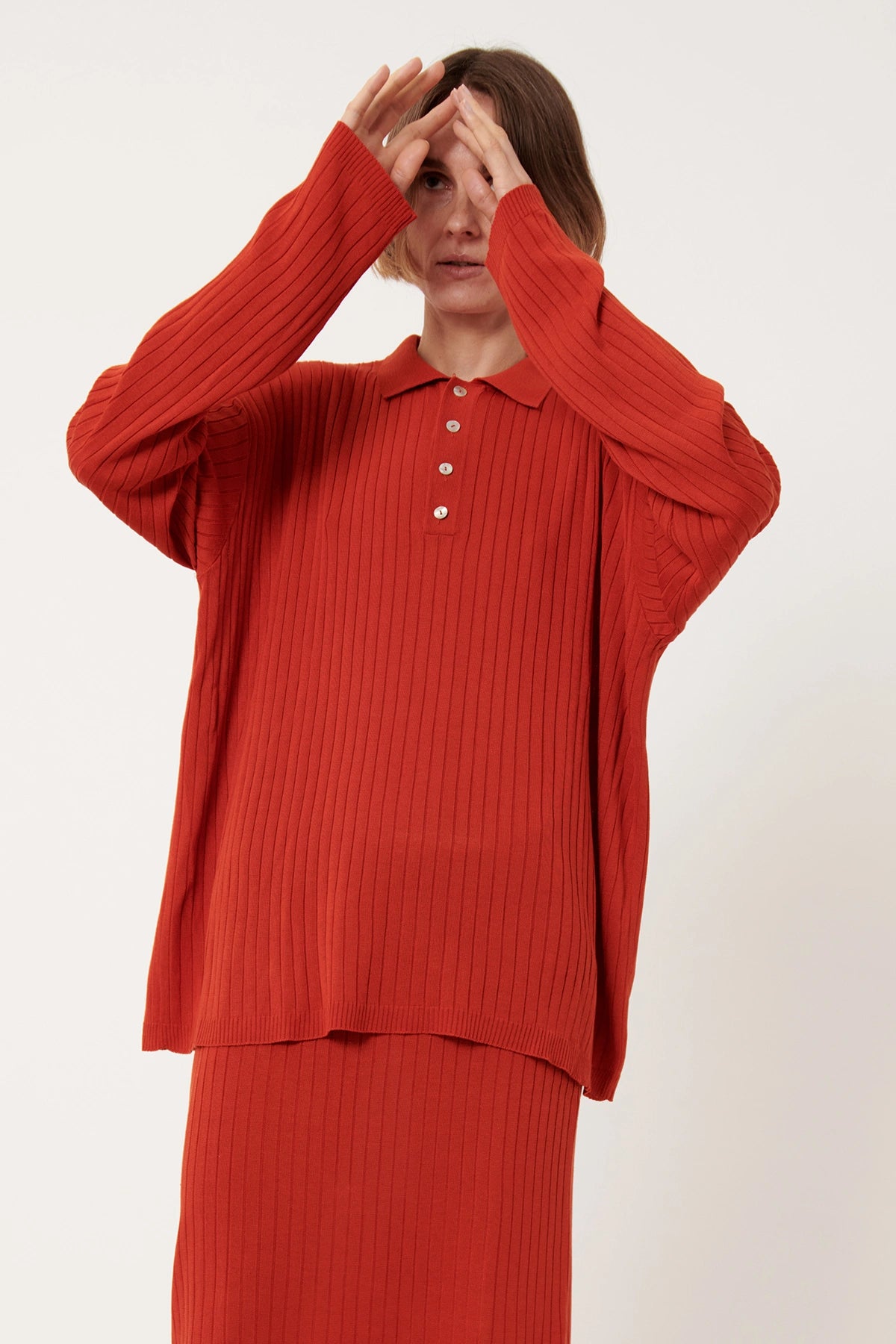 Berto Knitted Top Paprika