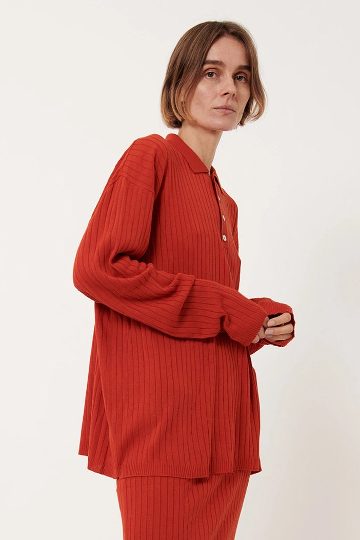 Berto Knitted Top Paprika