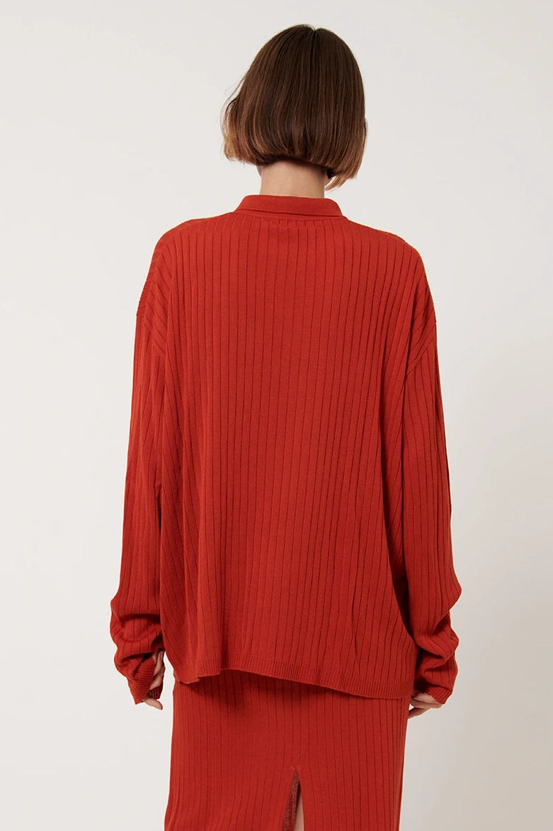 Berto Knitted Top Paprika