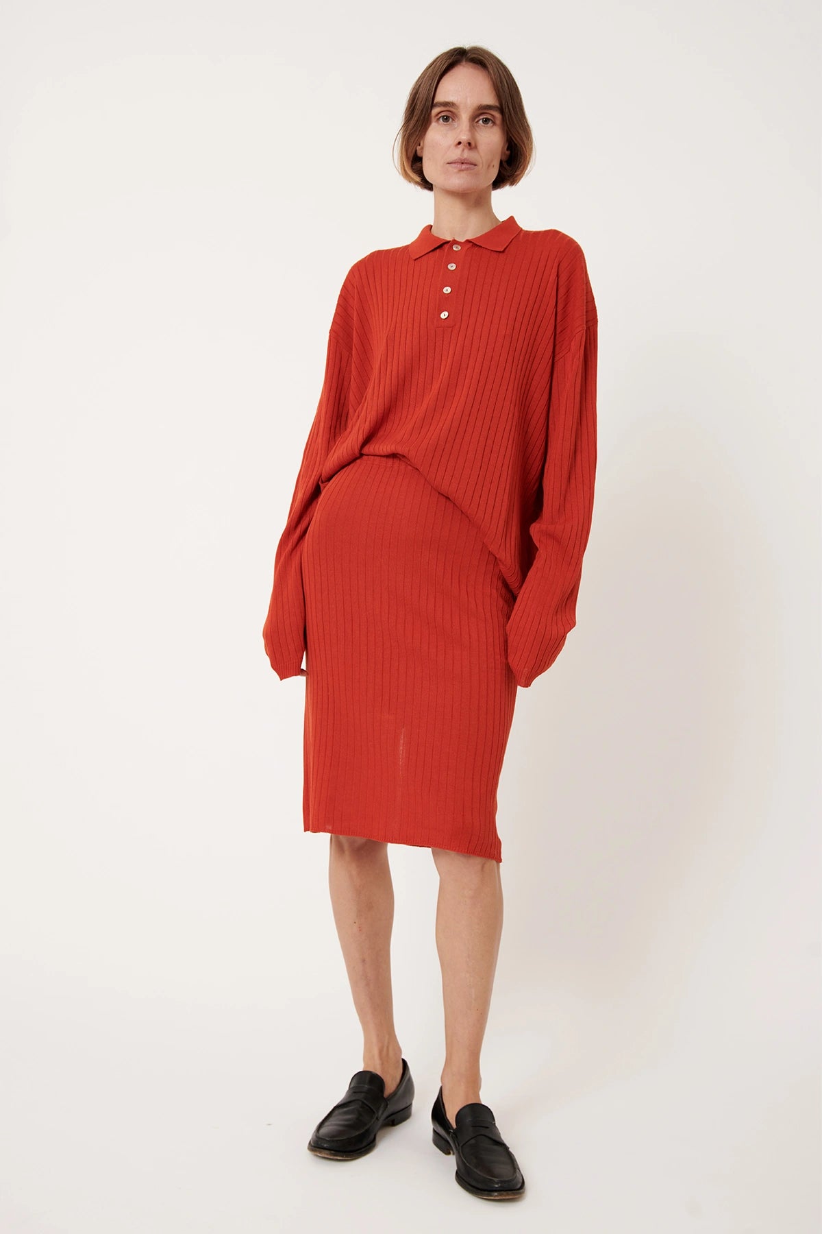 Berto Knitted Top Paprika