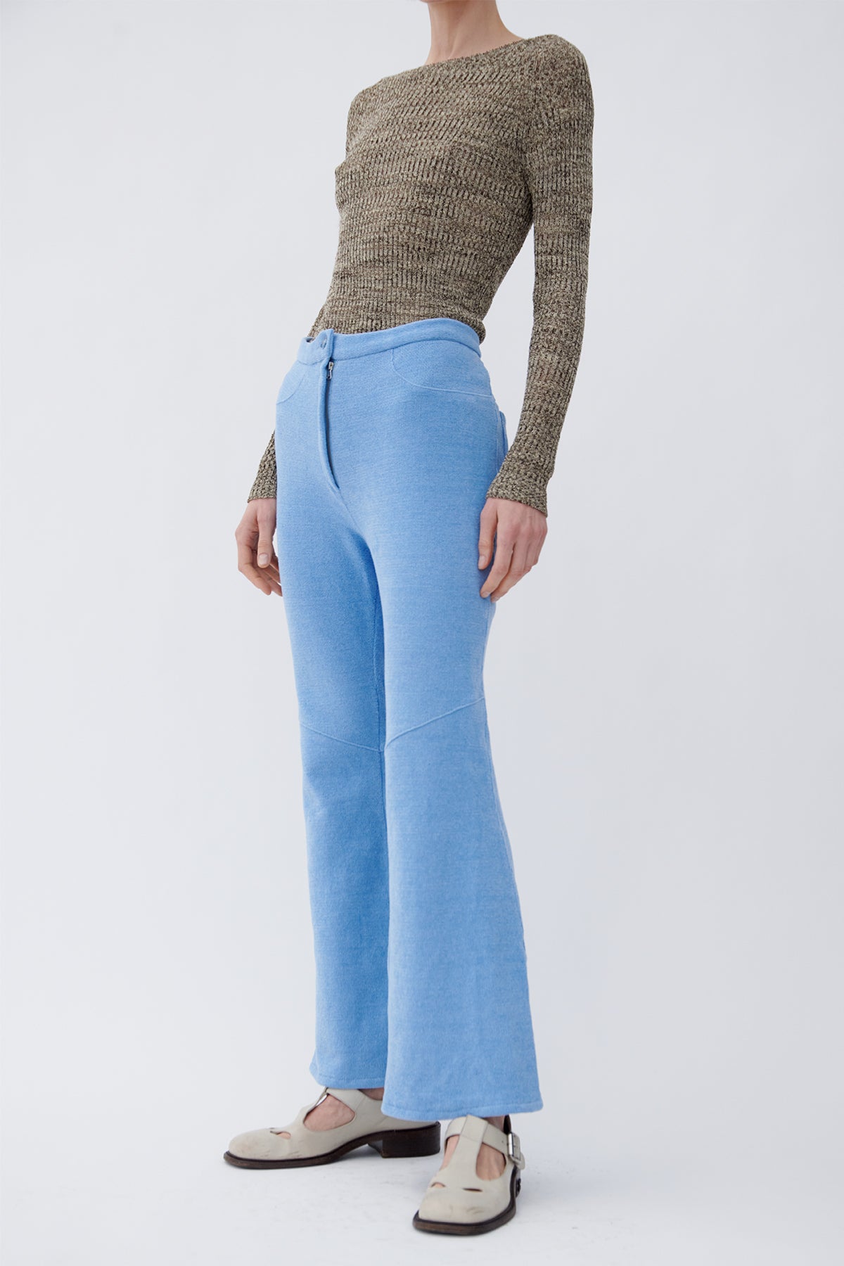 Jimmy Knitted Pants Azzuro