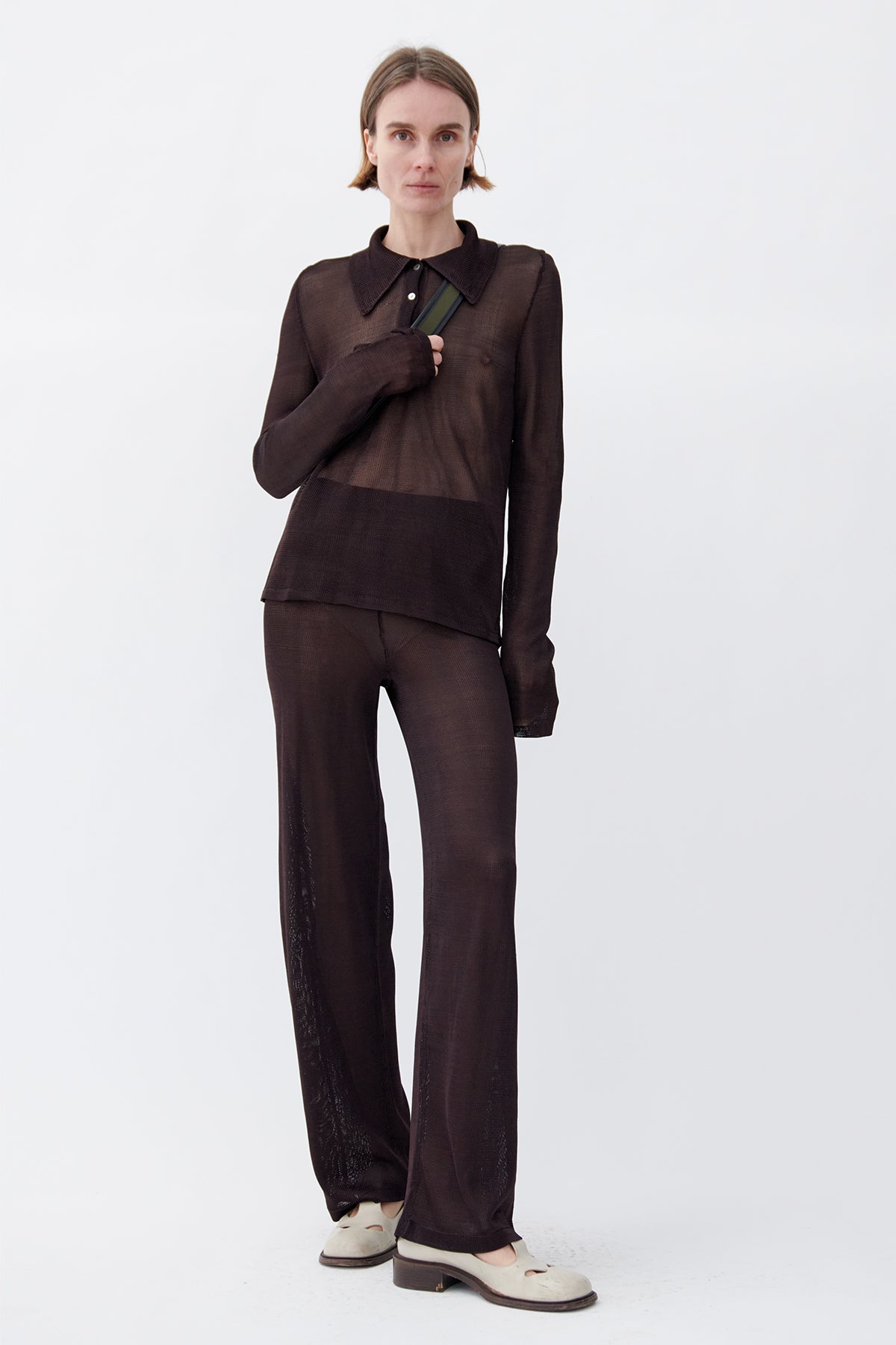 Bella Knitted Pants Moka