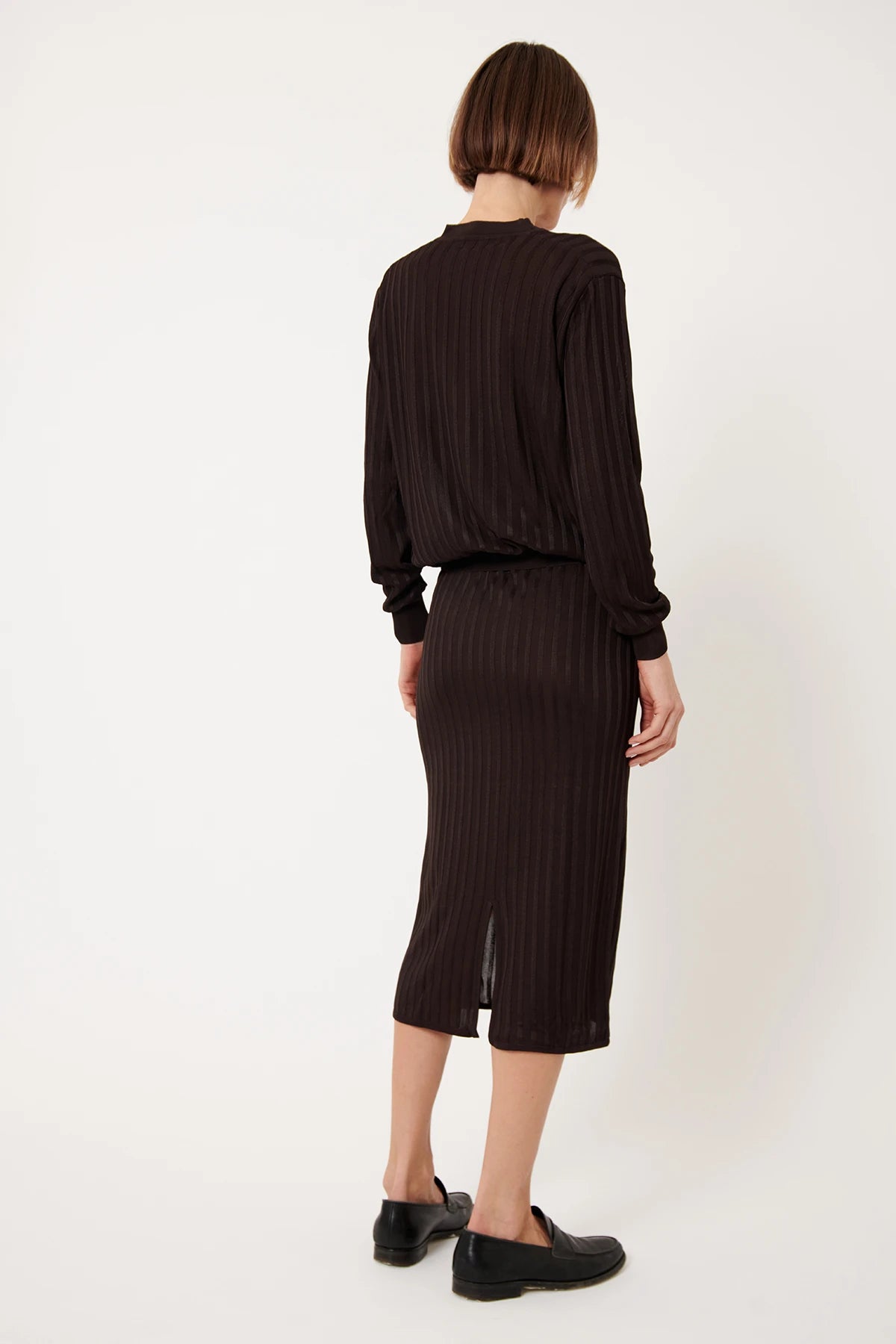 Ines Knitted Skirt Moca