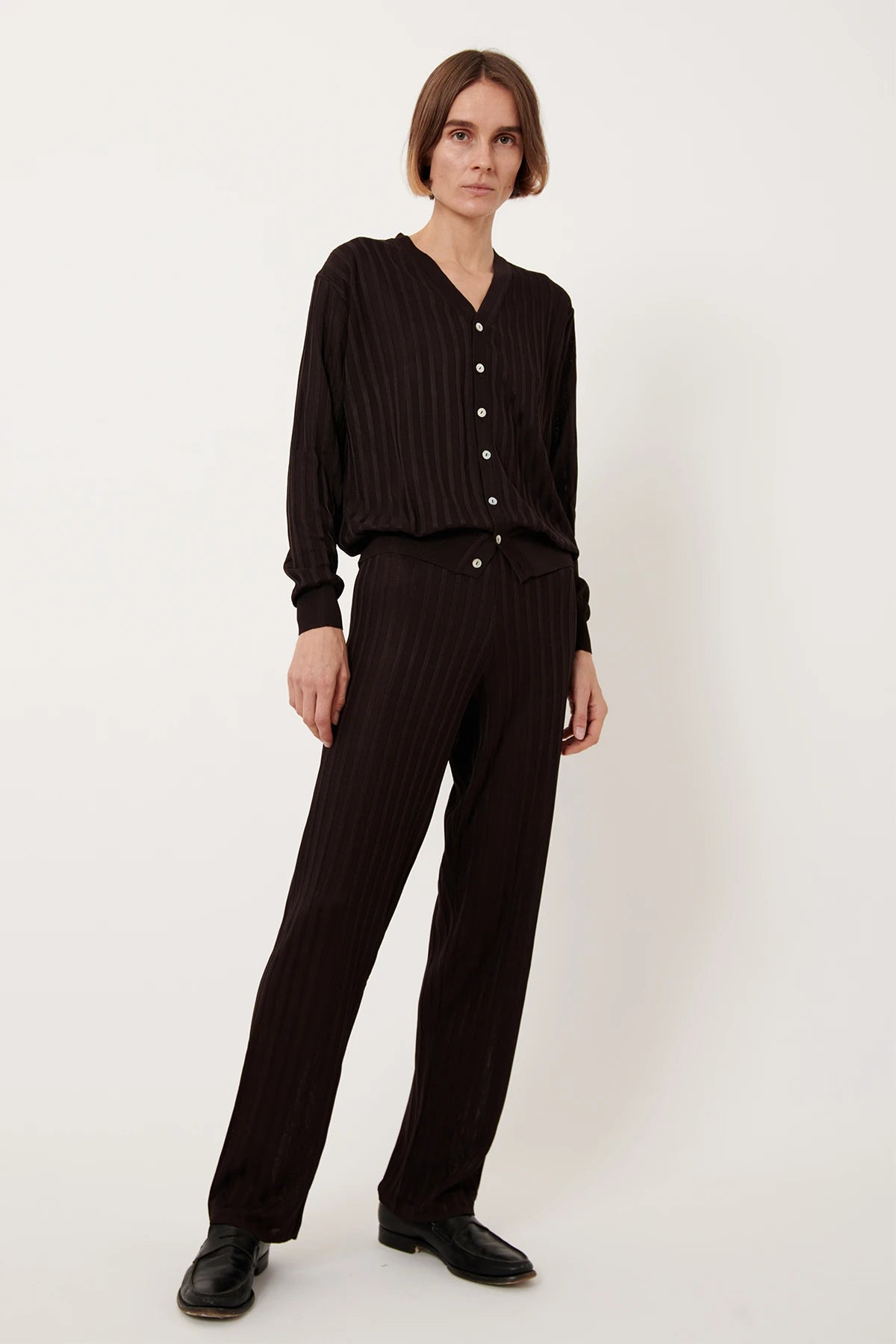 Nino Knitted Pants Moca