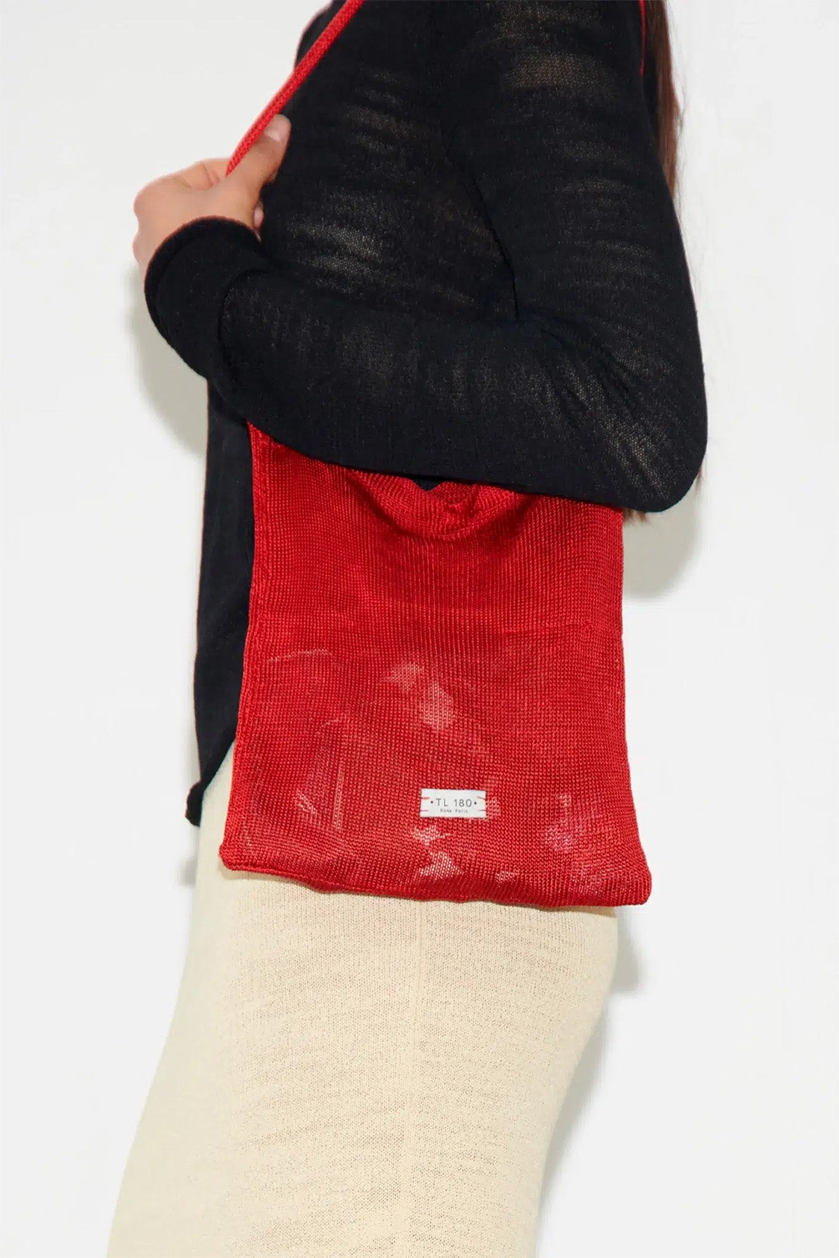 Lola Knitted Bag Rosso
