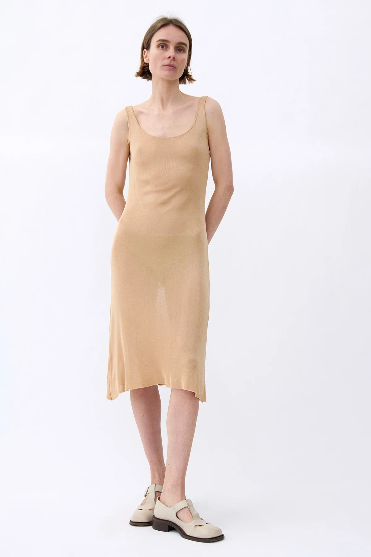 Blue Knitted Dress Sabbia