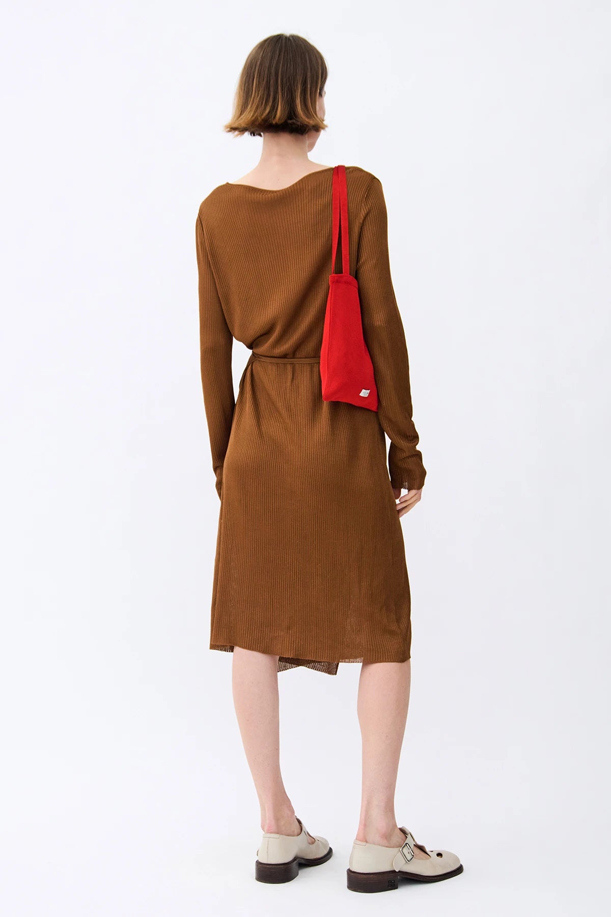 Cora Knitted Dress Caramello
