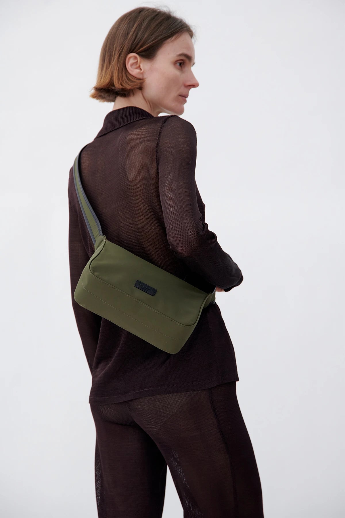 La Forti Nylon and Nappa Kaki and Nero