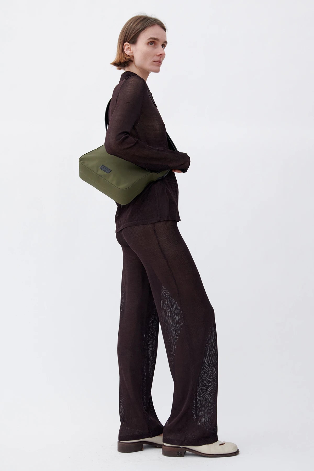 La Forti Nylon and Nappa Kaki and Nero