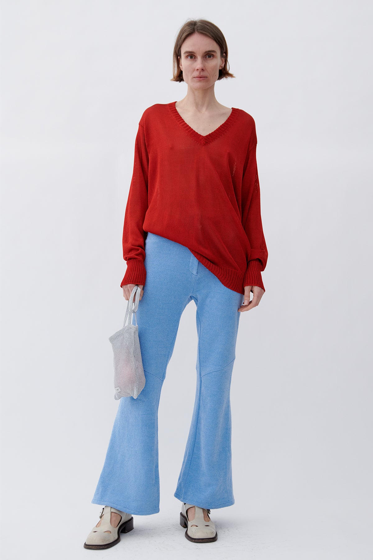 Jimmy Knitted Pants Azzuro