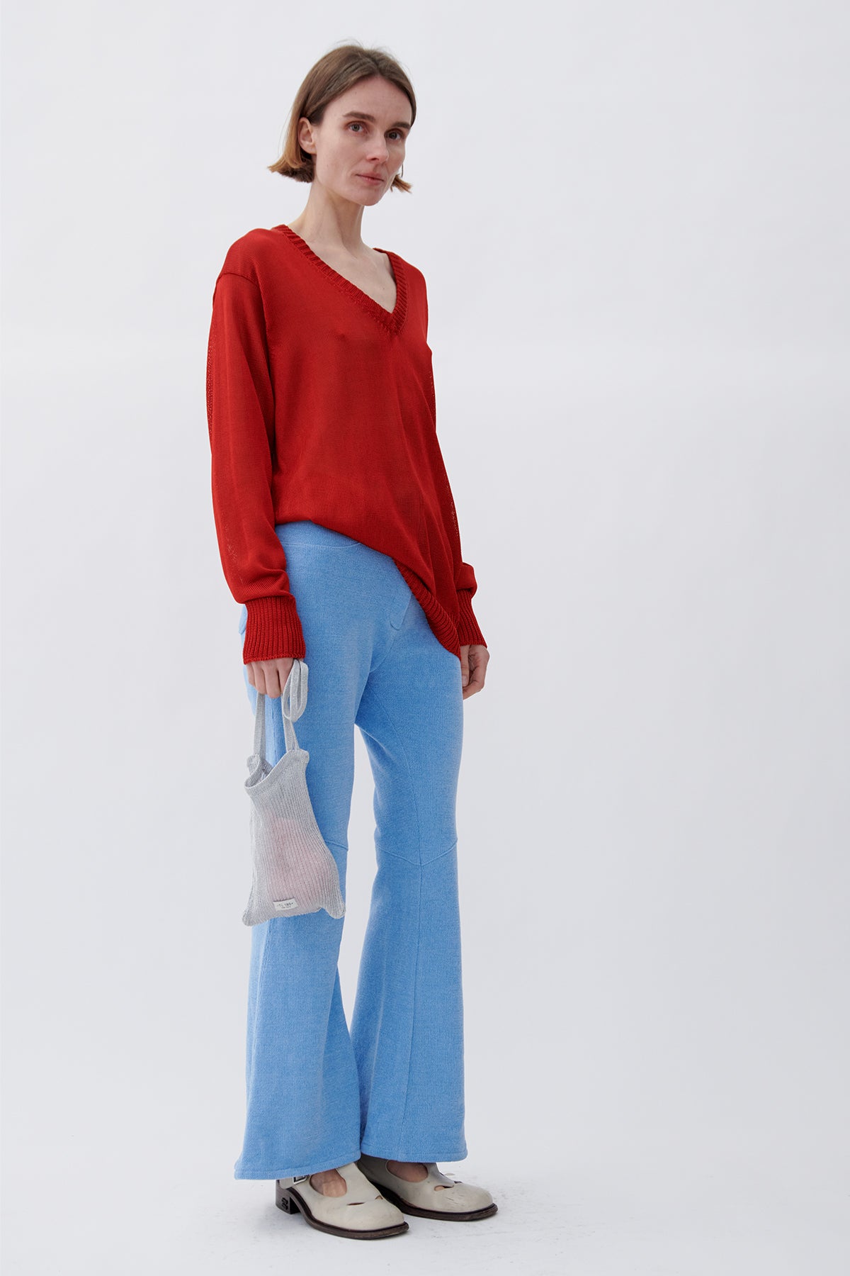 Jimmy Knitted Pants Azzuro