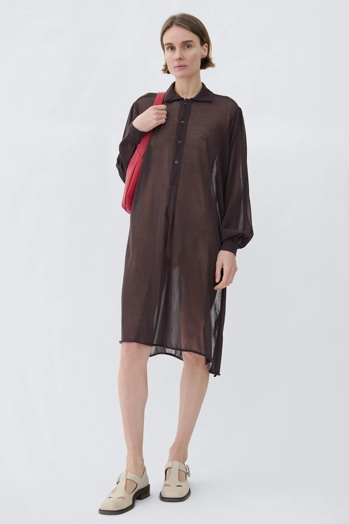 Leon Knitted Dress Cioccolato