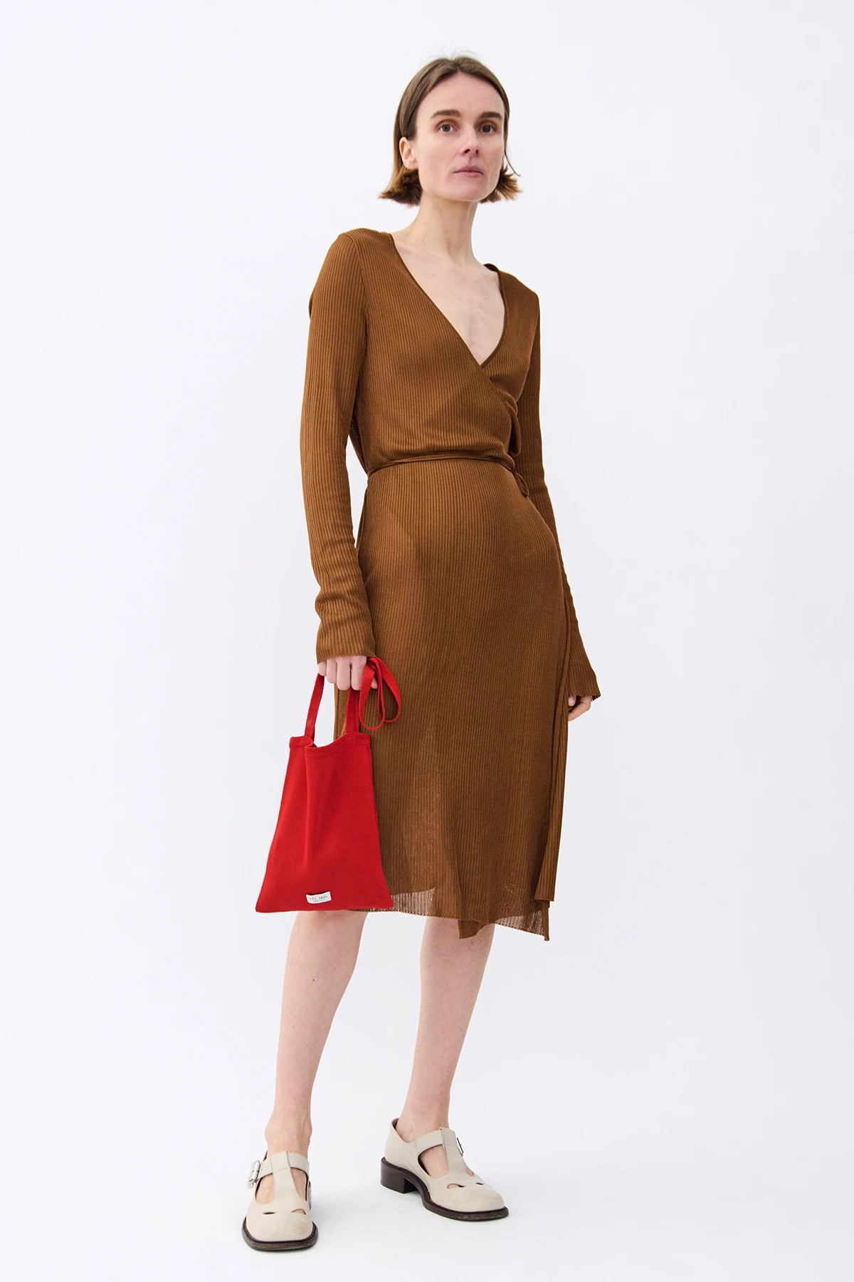 Lola Knitted Bag Rosso