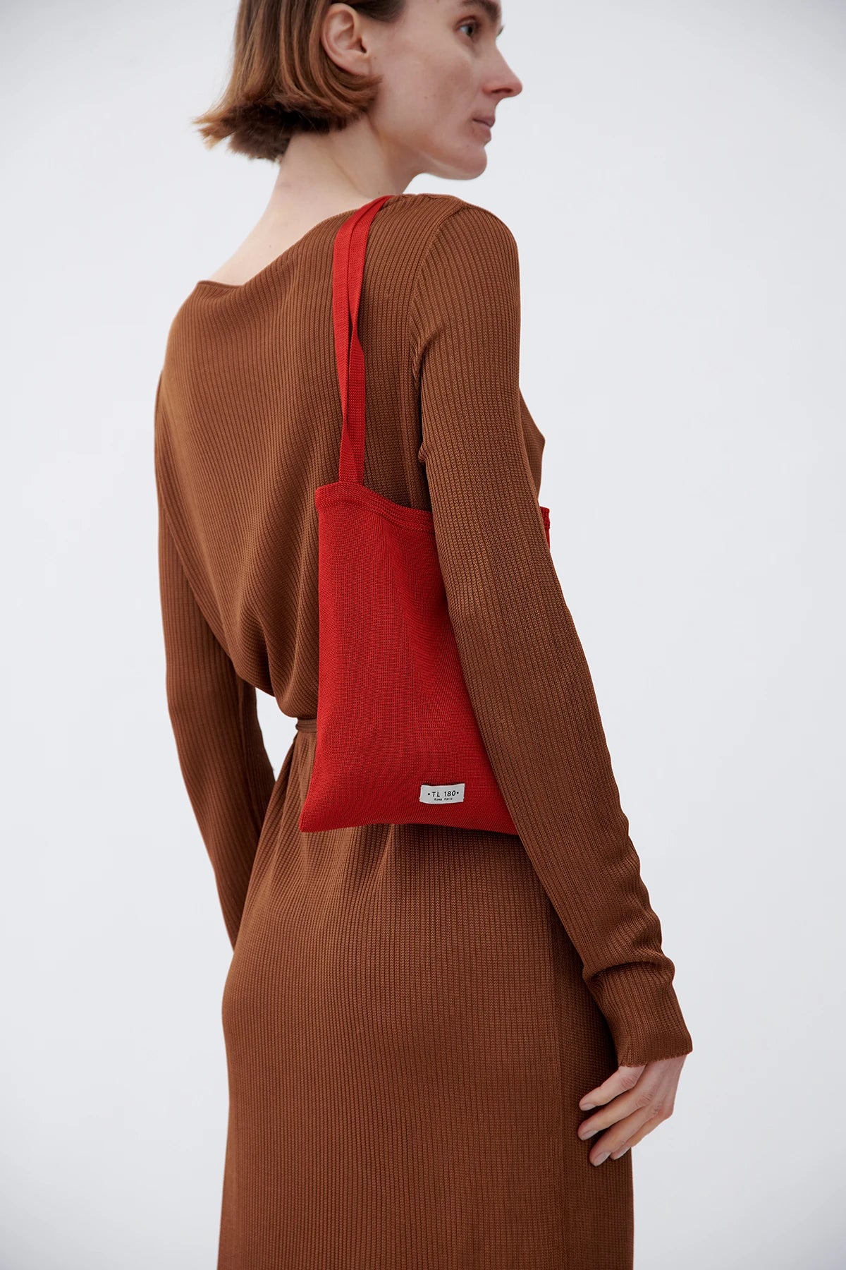 Lola Knitted Bag Rosso