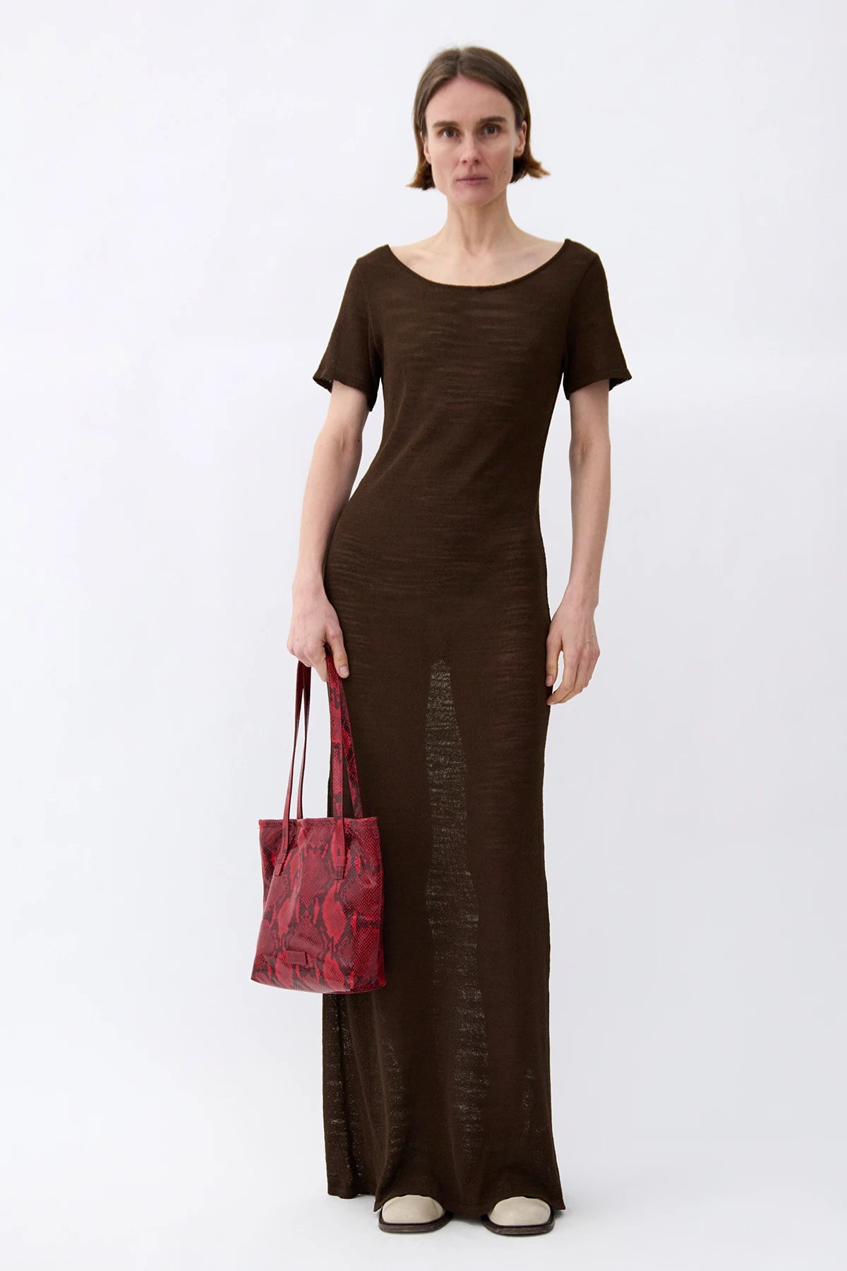 Tine Knitted Dress Cioccolato