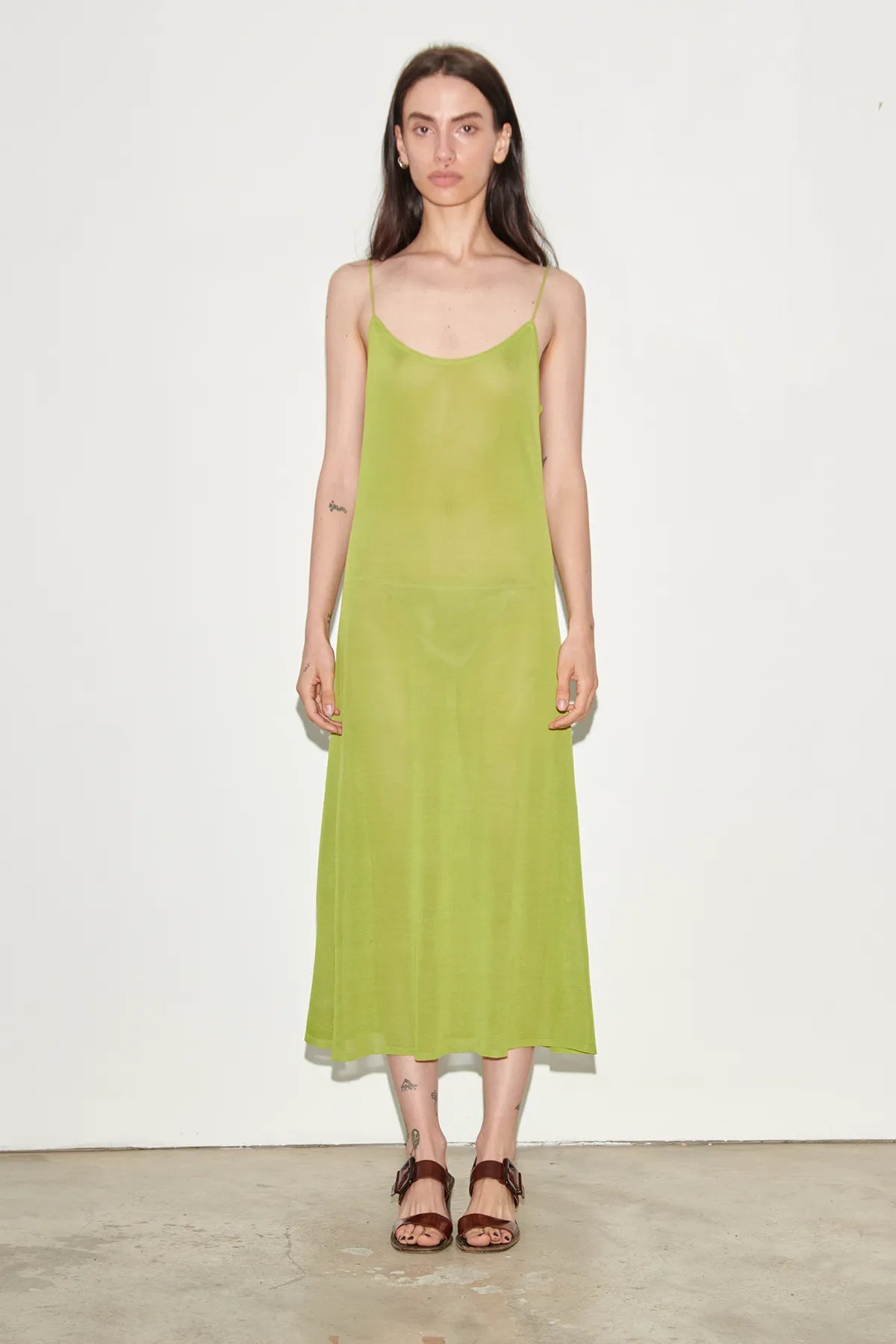 Bonnie Knitted Dress Lime