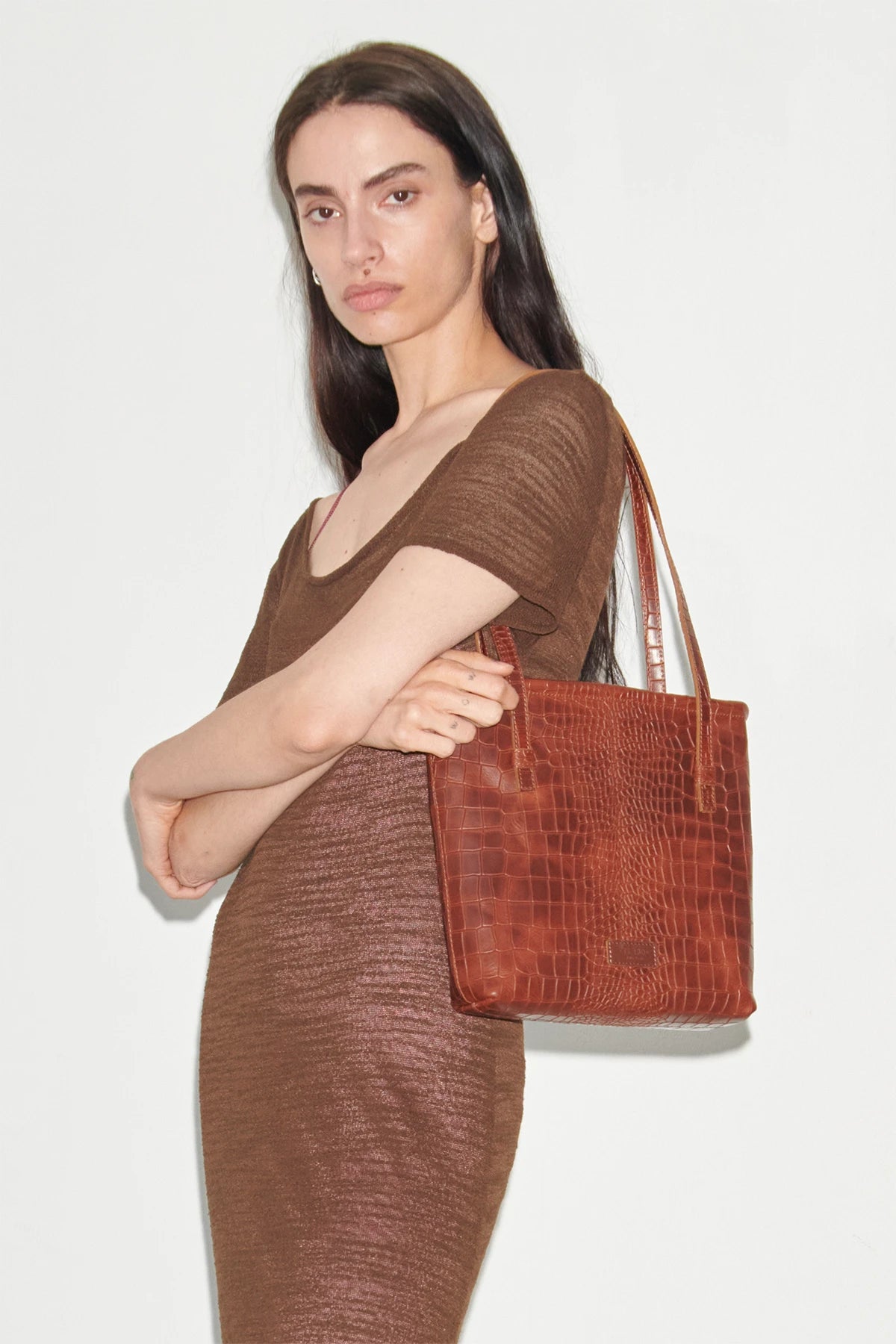 Le Sac Croco Cuoio