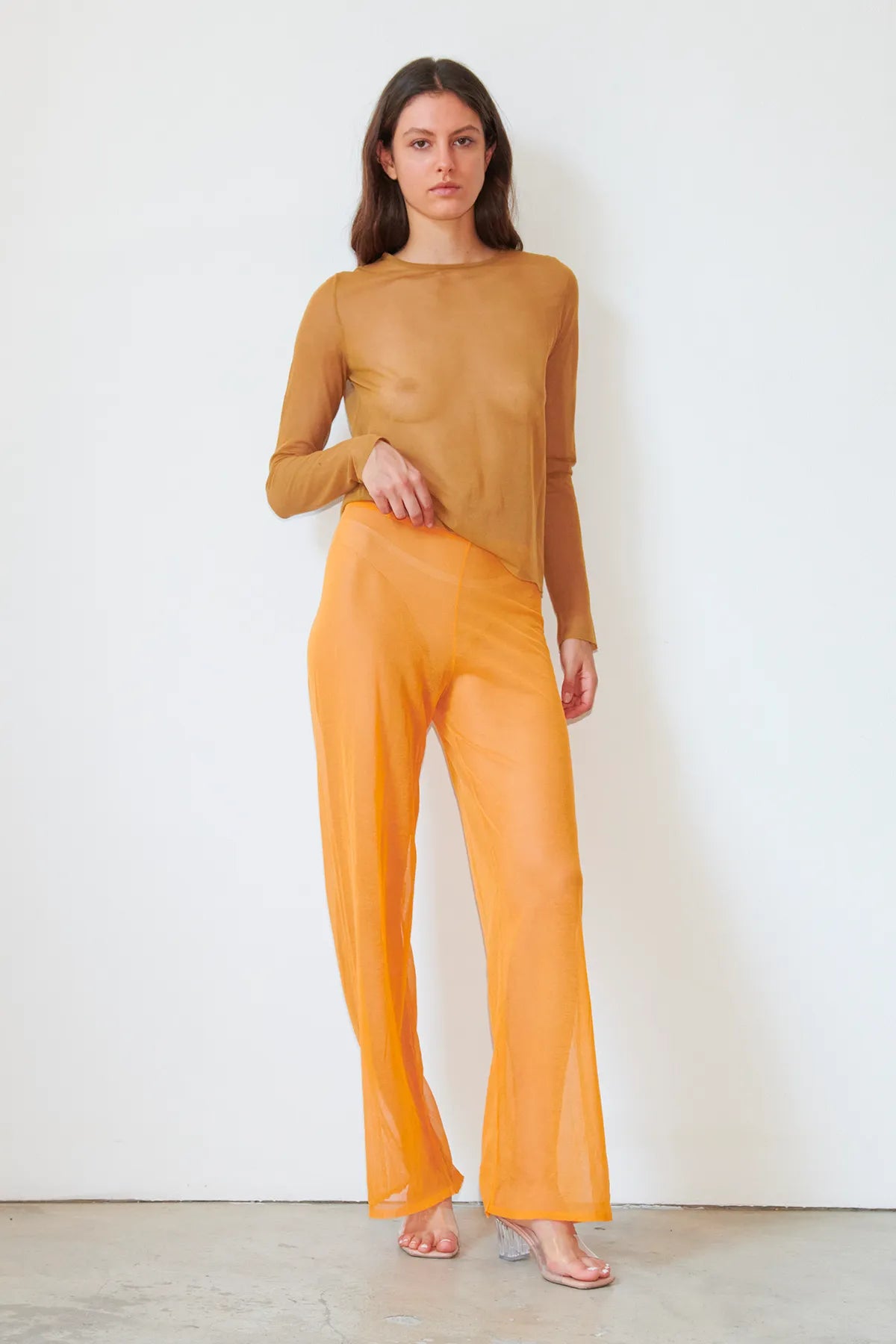 Nico Knitted Pants Arancio