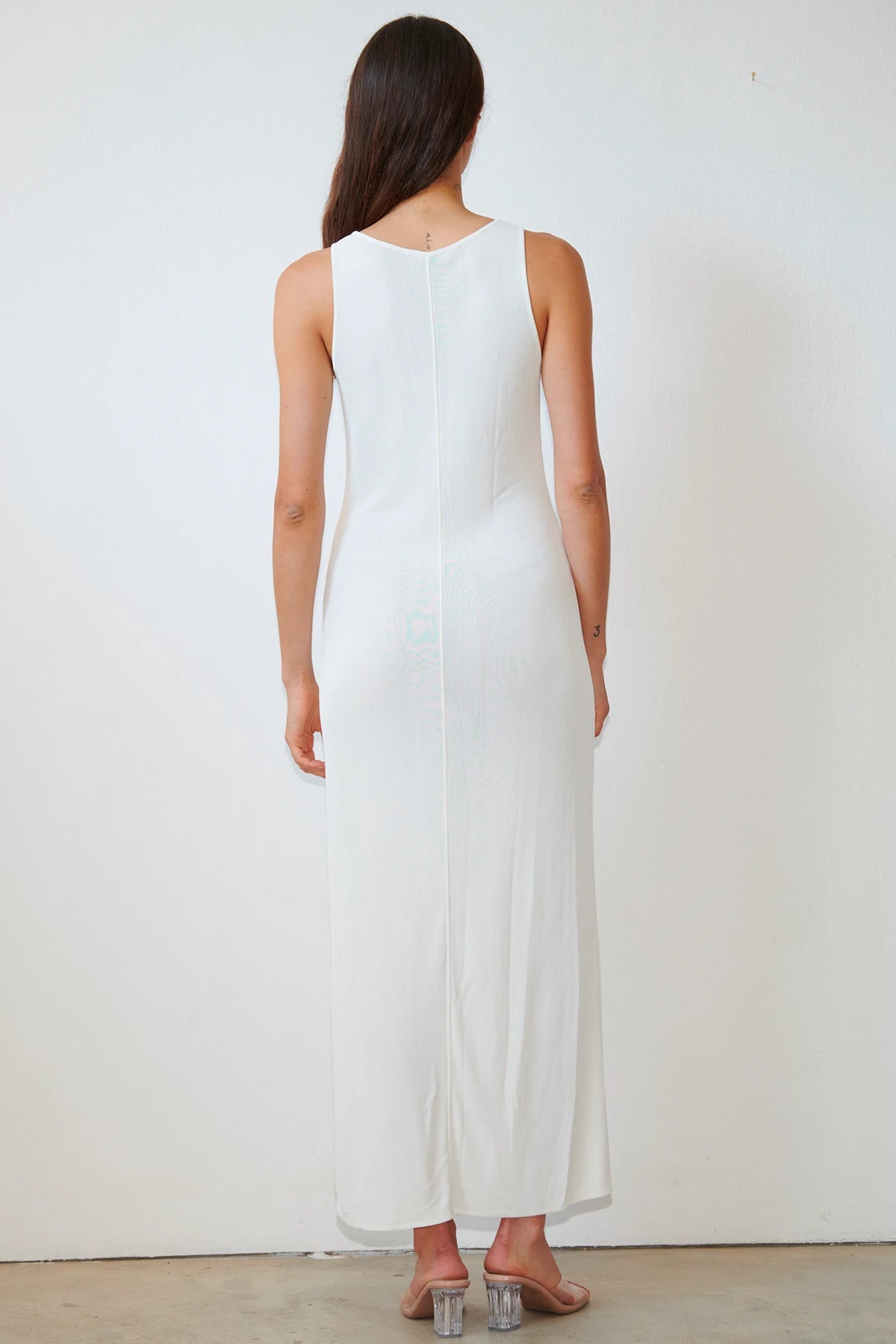 Noa Knitted Dress Bianco