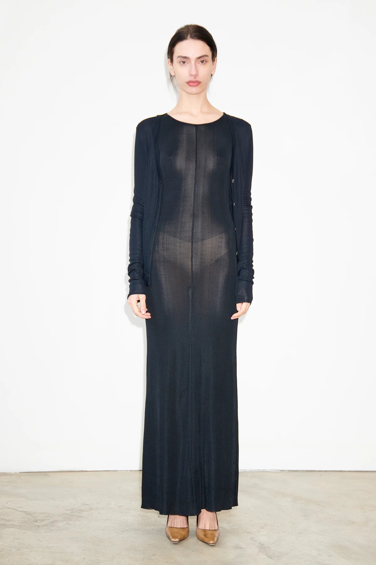 Noa Knitted Dress Nero