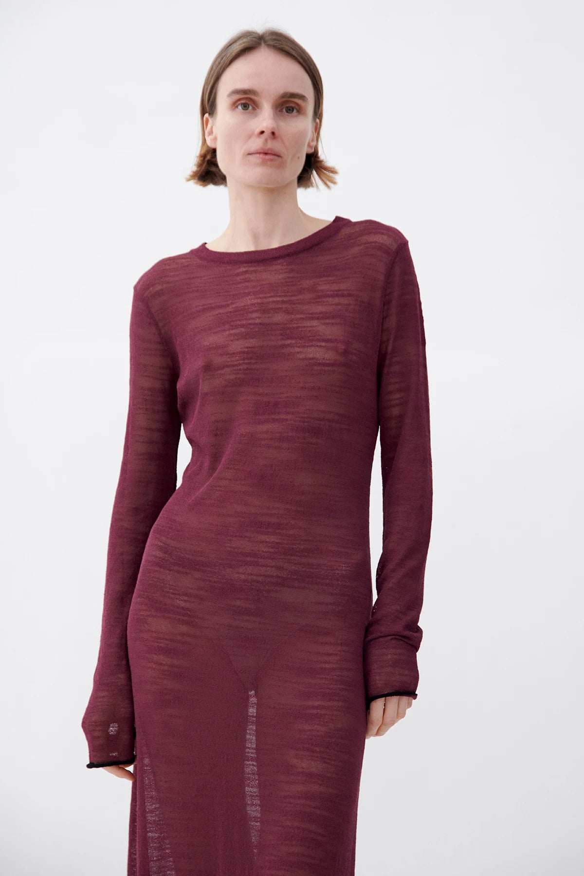 Penelope Knitted Dress Melanzana