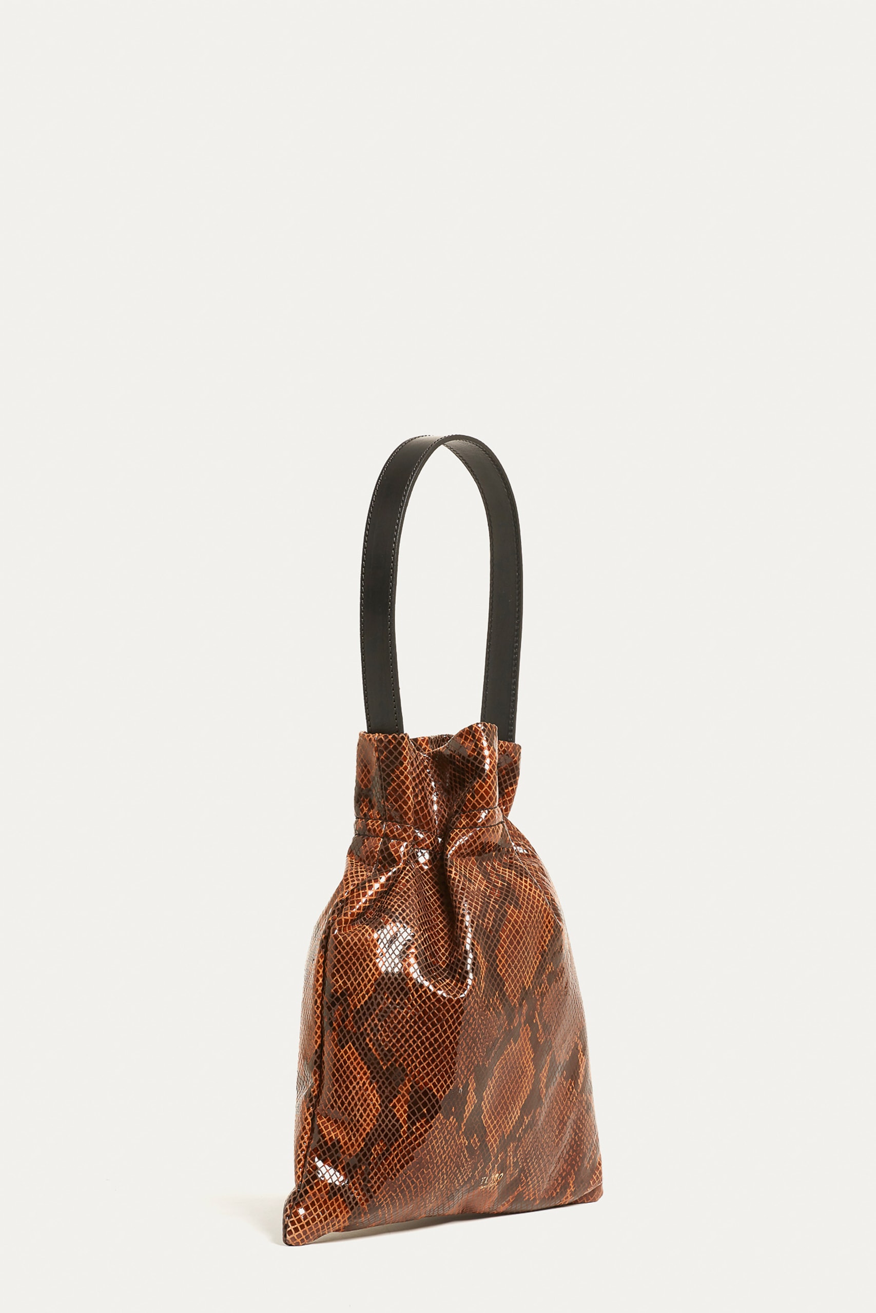 TL180 BAGS FAZZOLETTO LARGE PYTHON BROWN 02