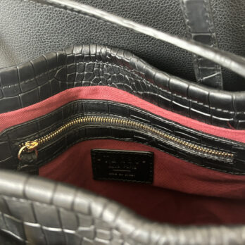 TL180 HANDBAGS LE SAC CROCO NERO 02