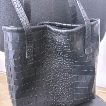 TL180 HANDBAGS LE SAC CROCO NERO 04