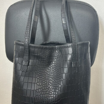 TL180 HANDBAGS LE SAC CROCO NERO 05
