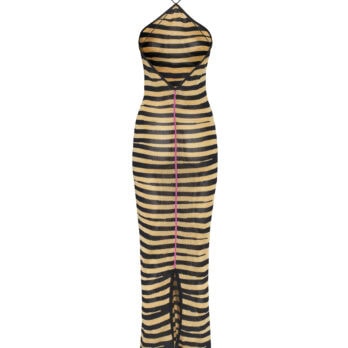 TL180 FOR TYW KNITWEAR MOMO LANA DRESS NAVY AND PANNA 02