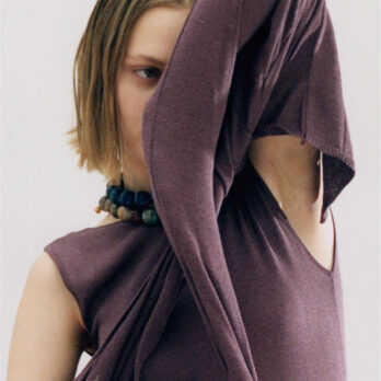 TL180 Knitwear Amore Dress Silk Plum 02